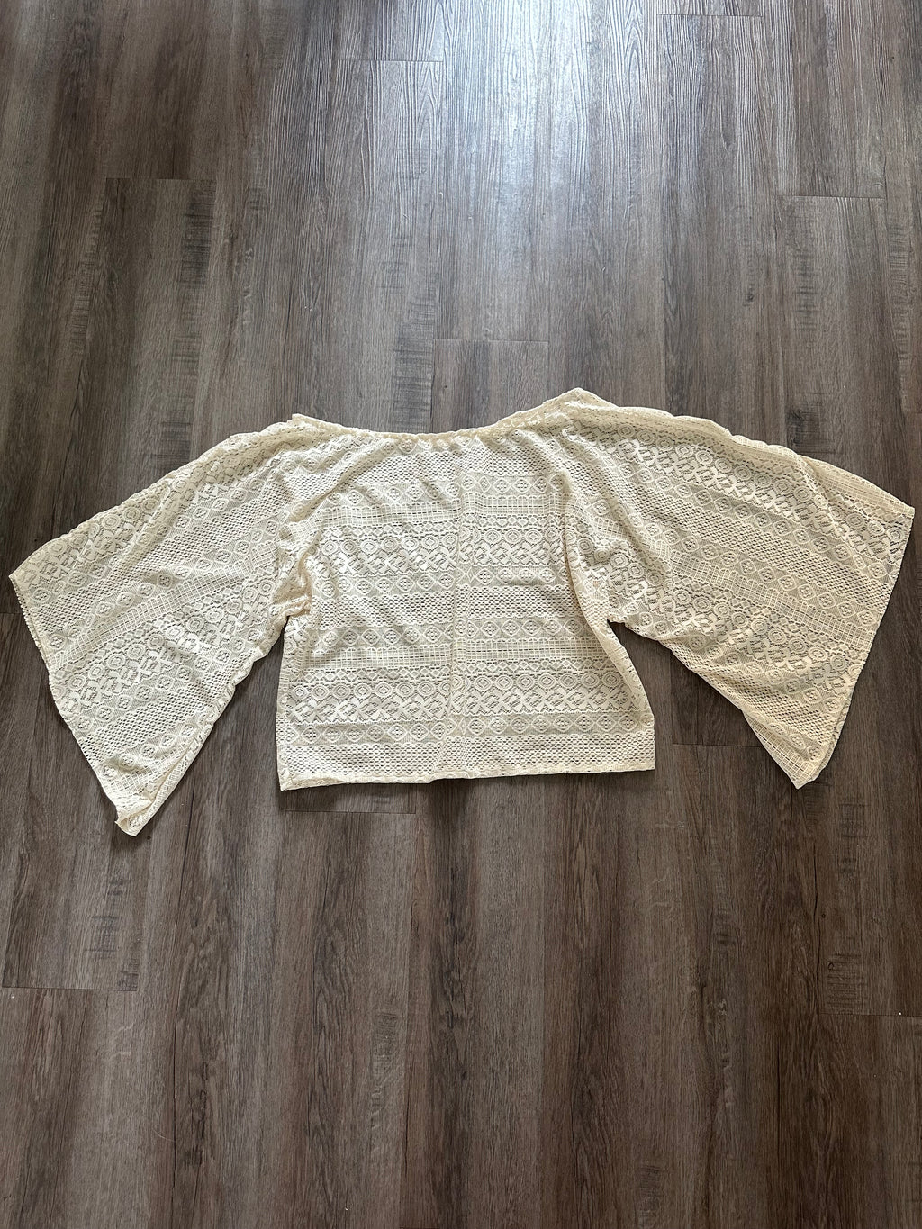 Handmade Long Sleeve Lace Top