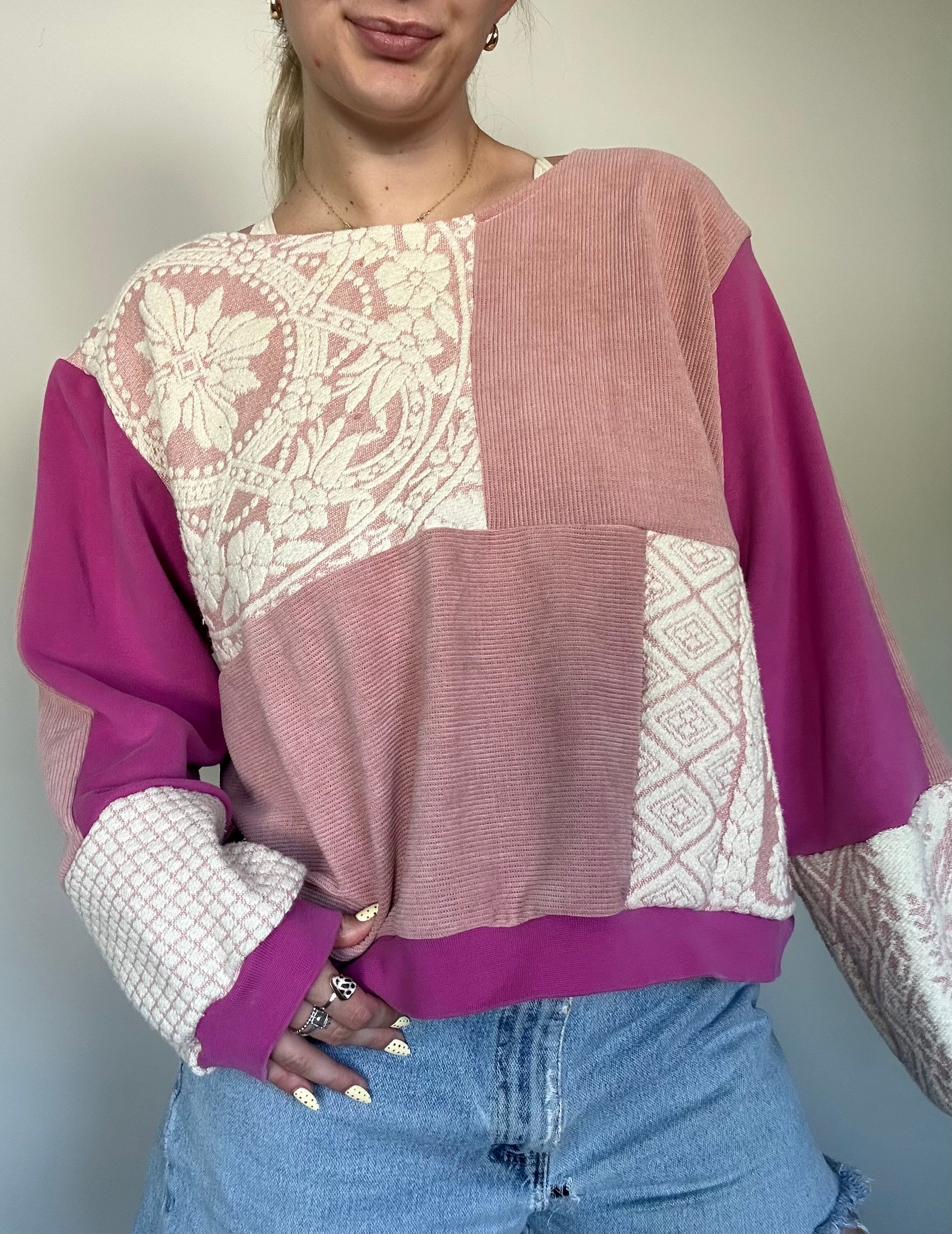Patchwork Crewneck