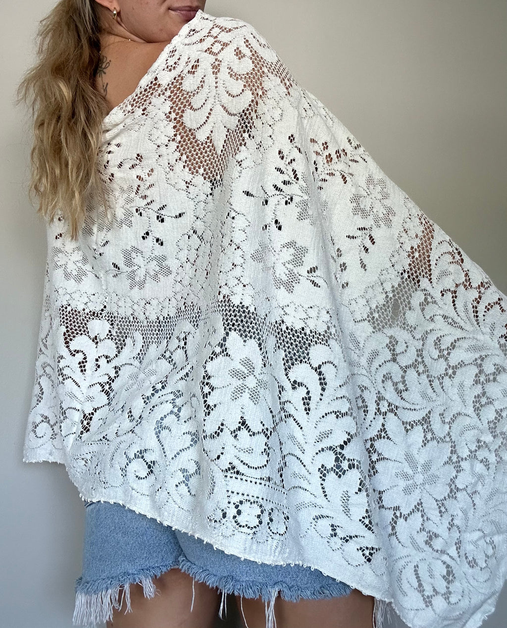Lace Poncho