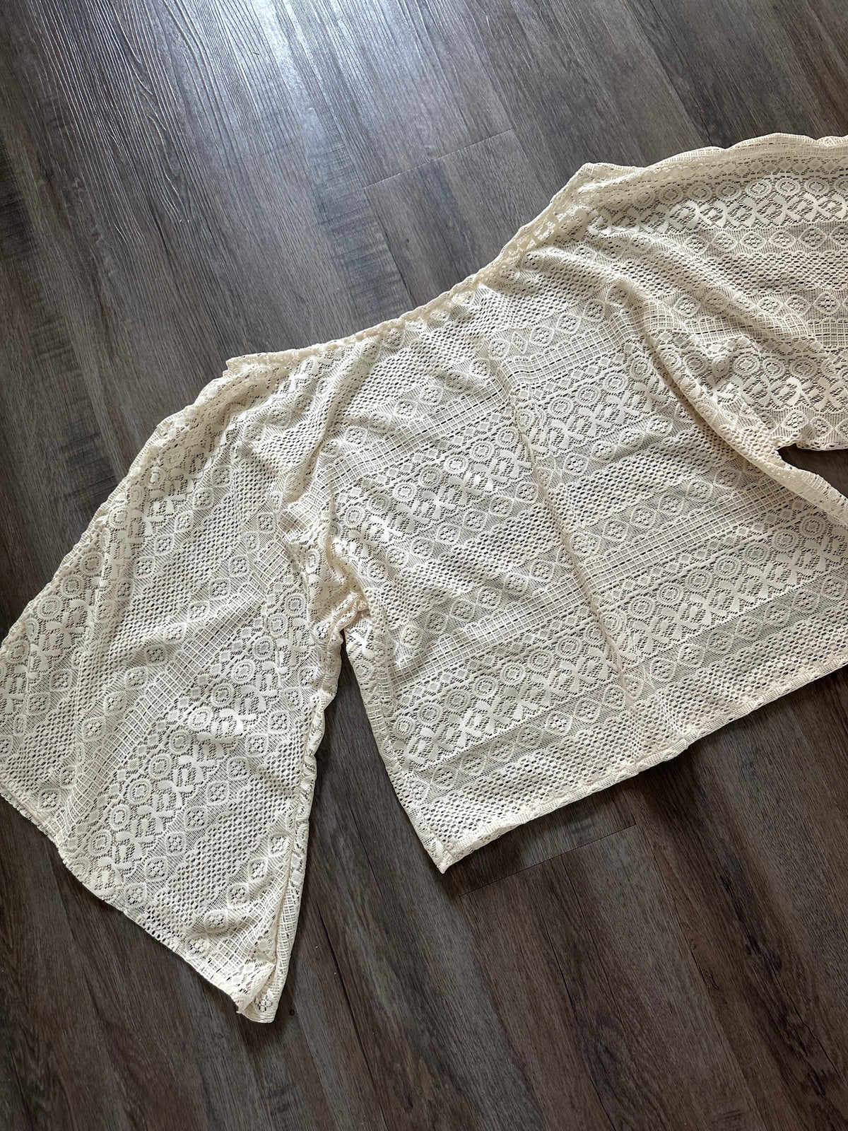 Handmade Long Sleeve Lace Top