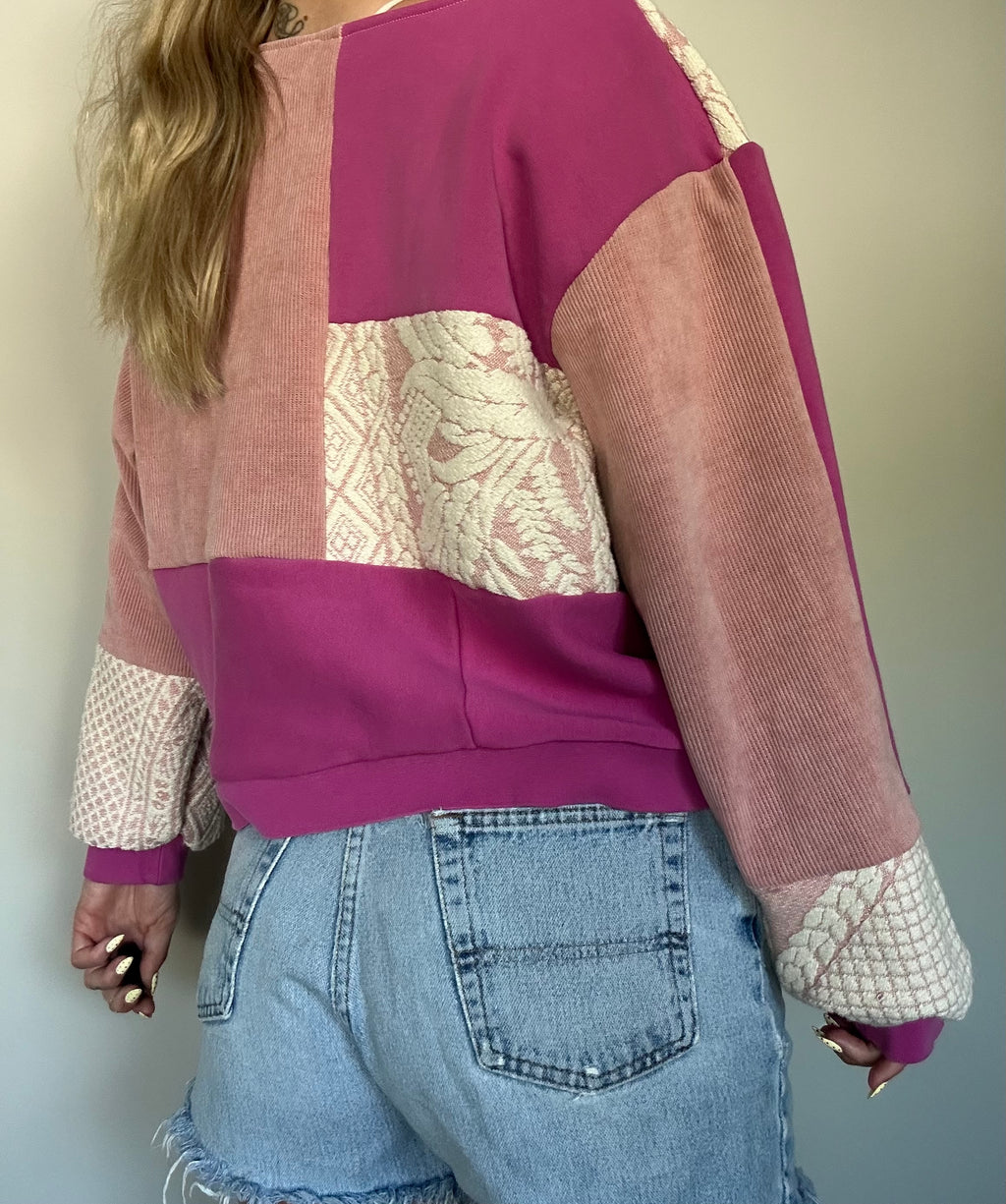 Patchwork Crewneck