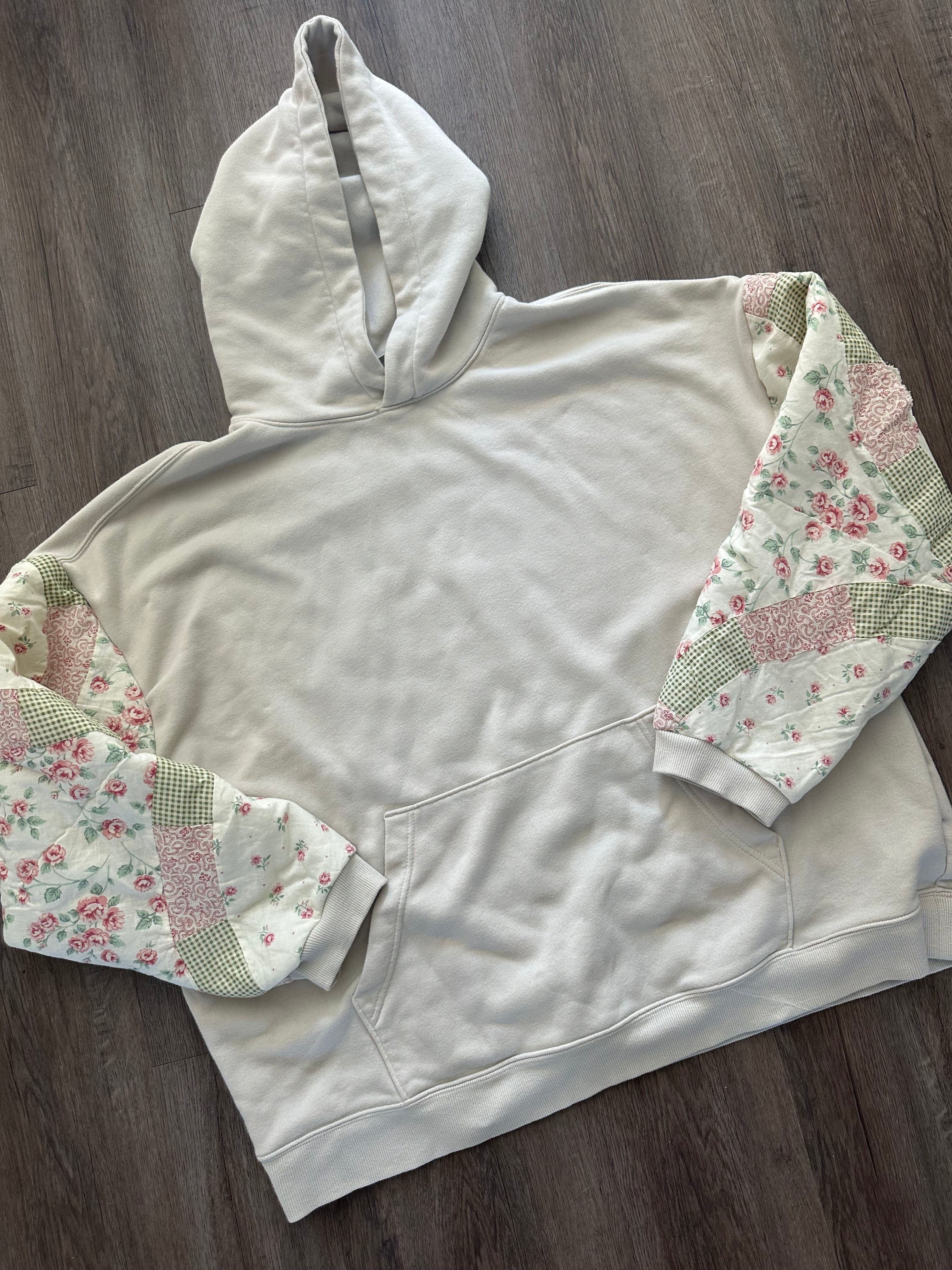 Quilted Sleeve Hoodie