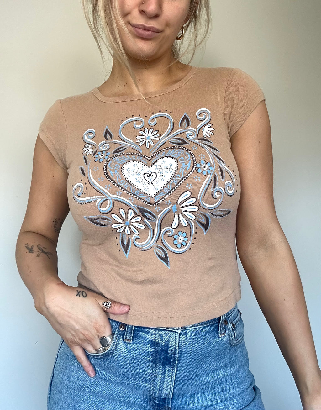 Y2K Self Esteem Baby Tee