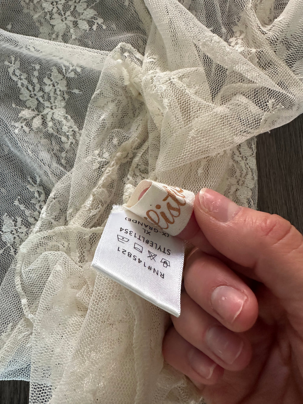 Lace White Layering Long Sleeve Top