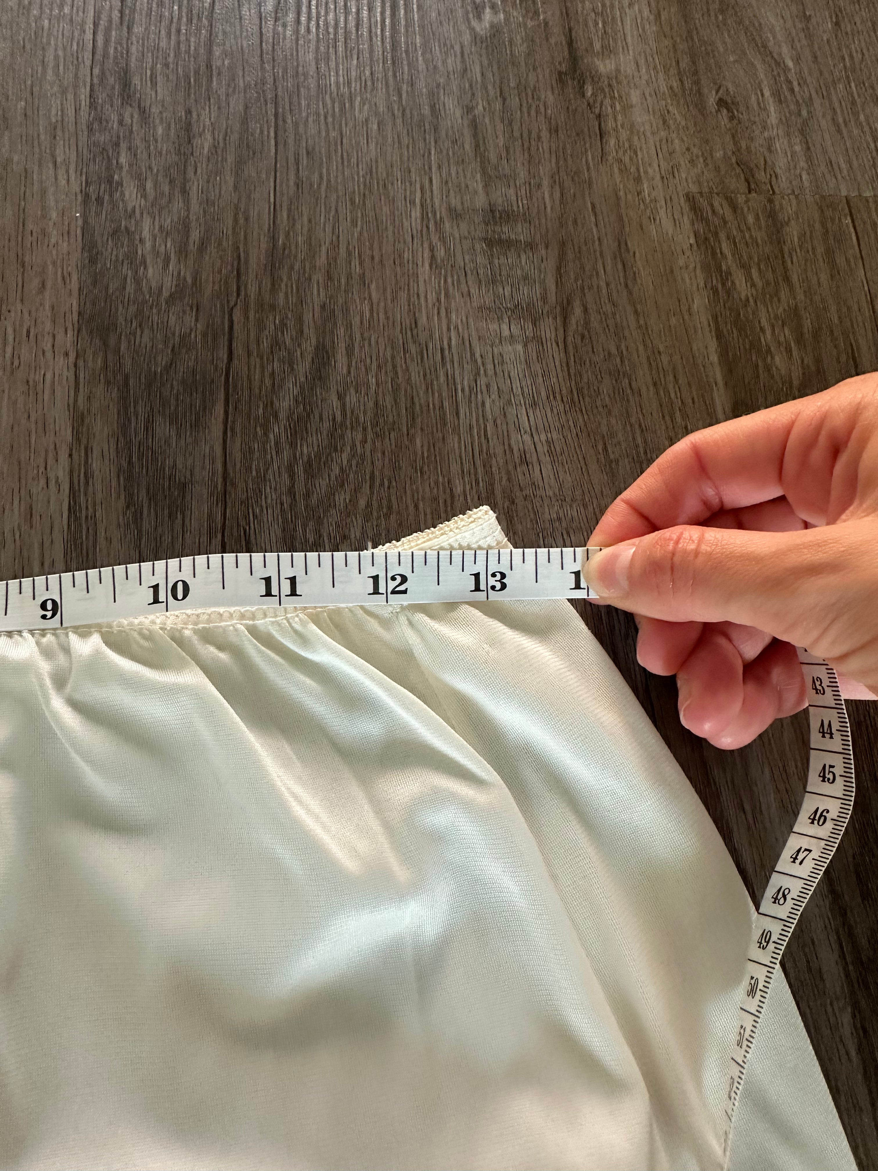 White Lace Trim Midi Skirt