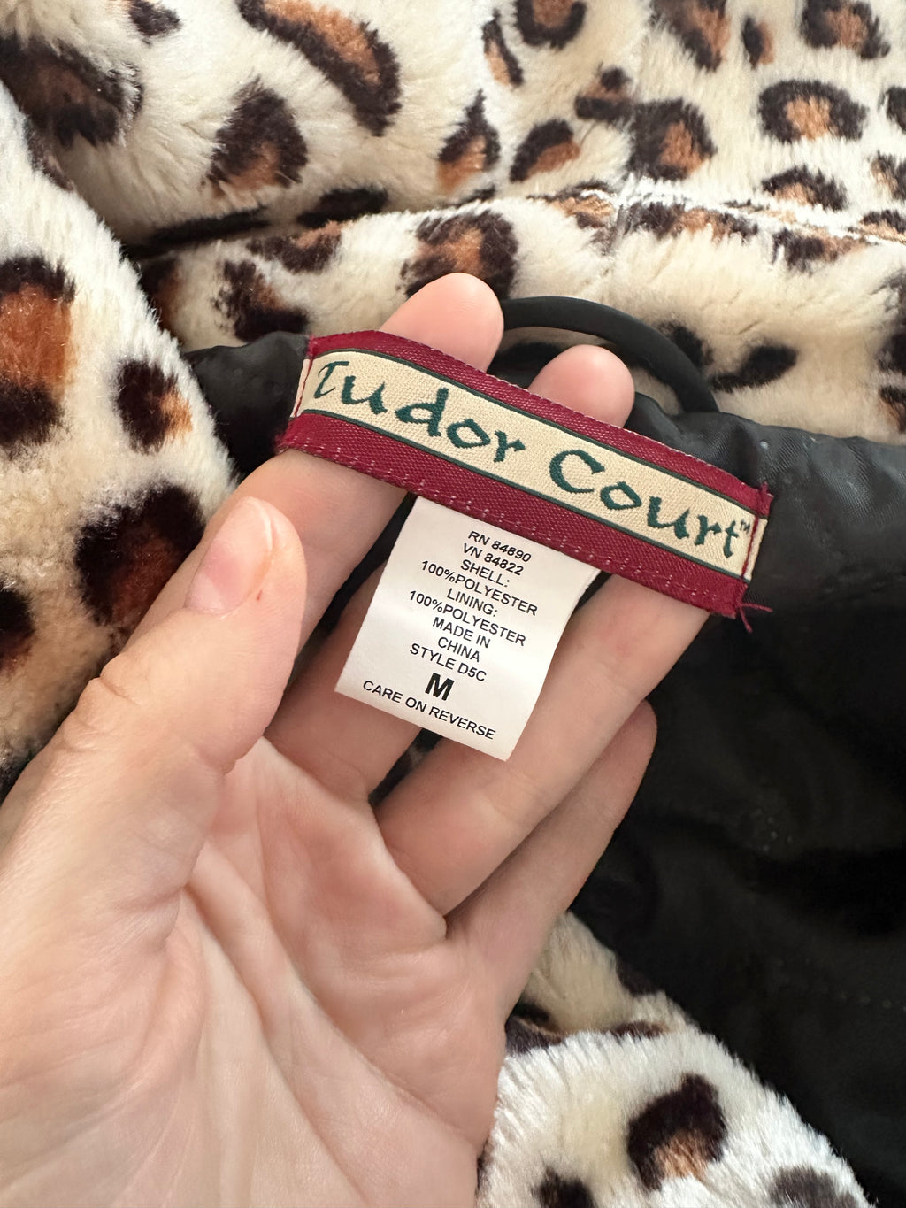 Faux Fur Cheetah Print Jacket