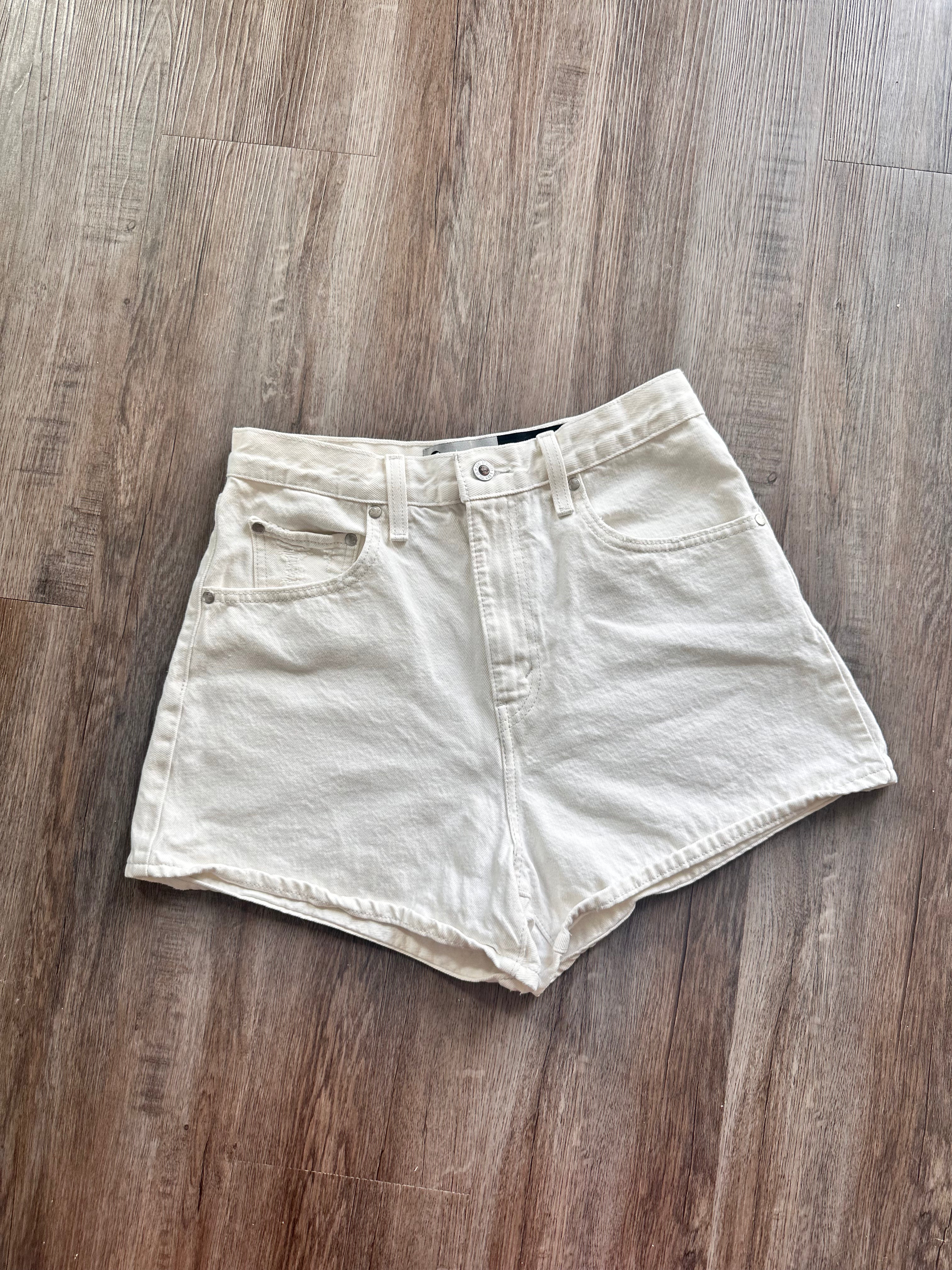White SilverTab Levis Denim Shorts