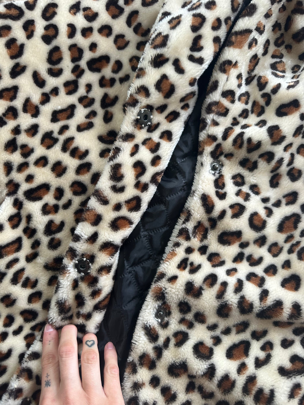 Faux Fur Cheetah Print Jacket