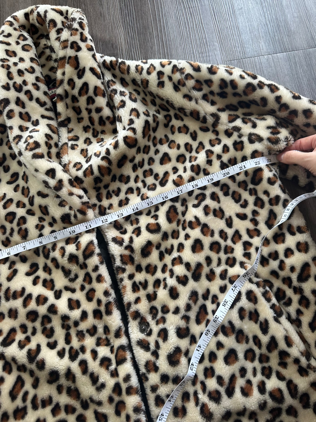 Faux Fur Cheetah Print Jacket
