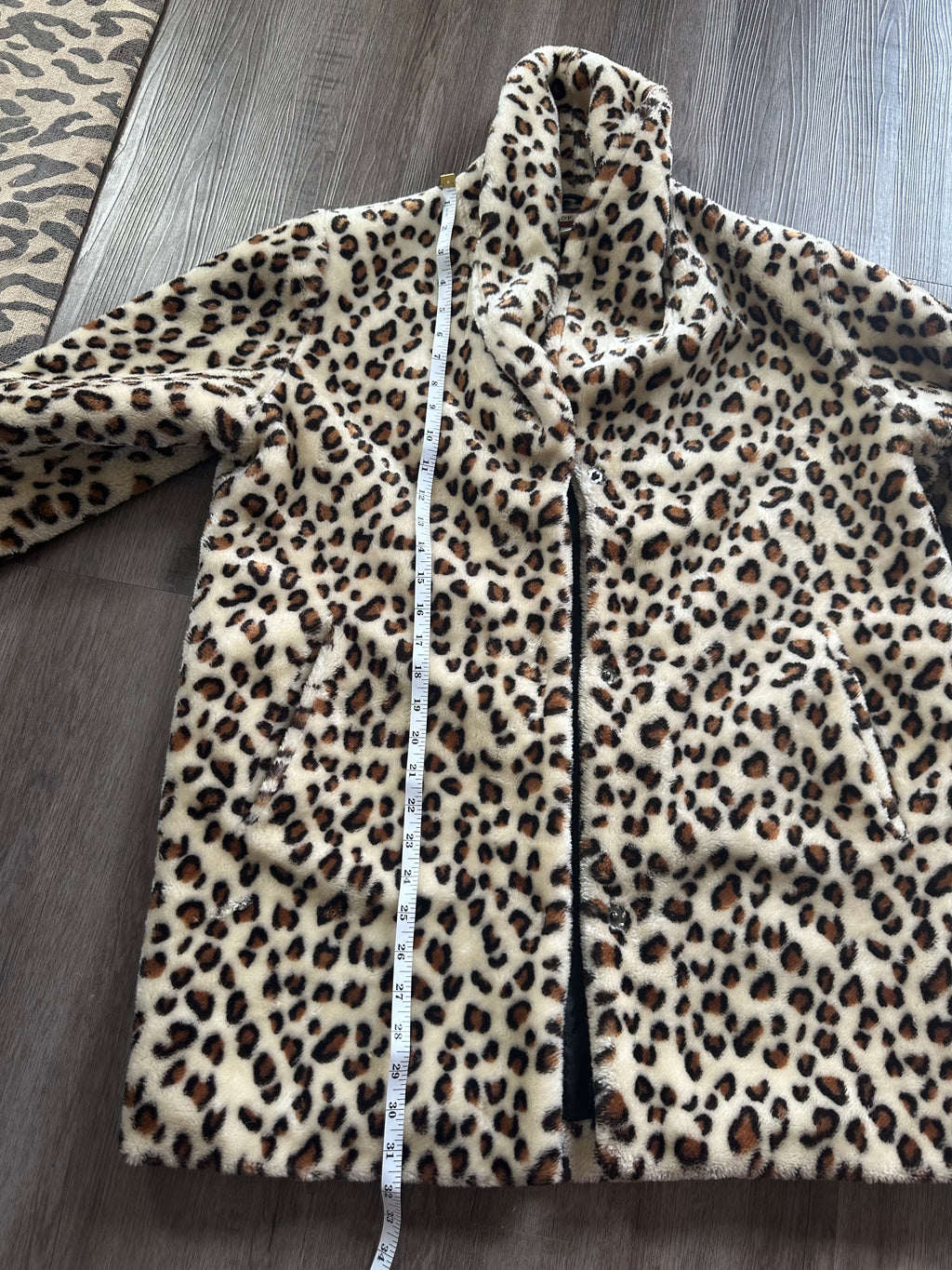 Faux Fur Cheetah Print Jacket