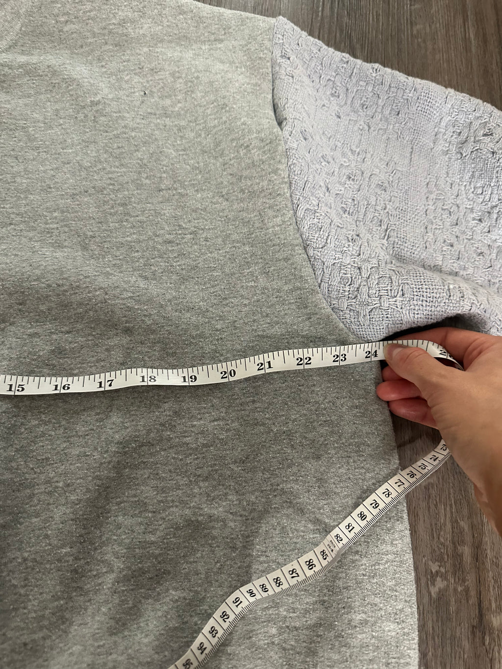 Upcycled Tapestry Sleeve Crewneck