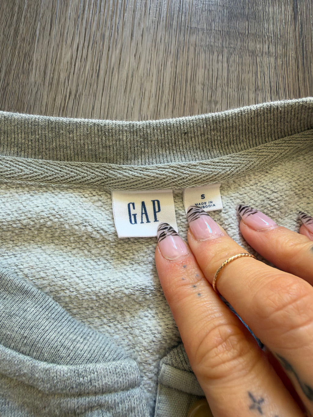 Upcycled Fall Flannel Crewneck