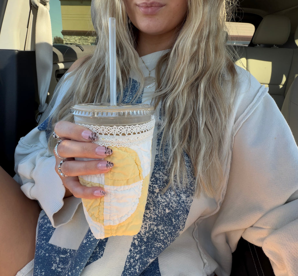 The Quilted Coffee Coozie