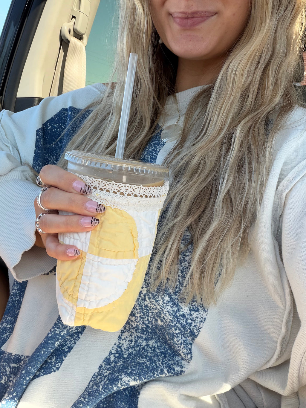The Quilted Coffee Coozie