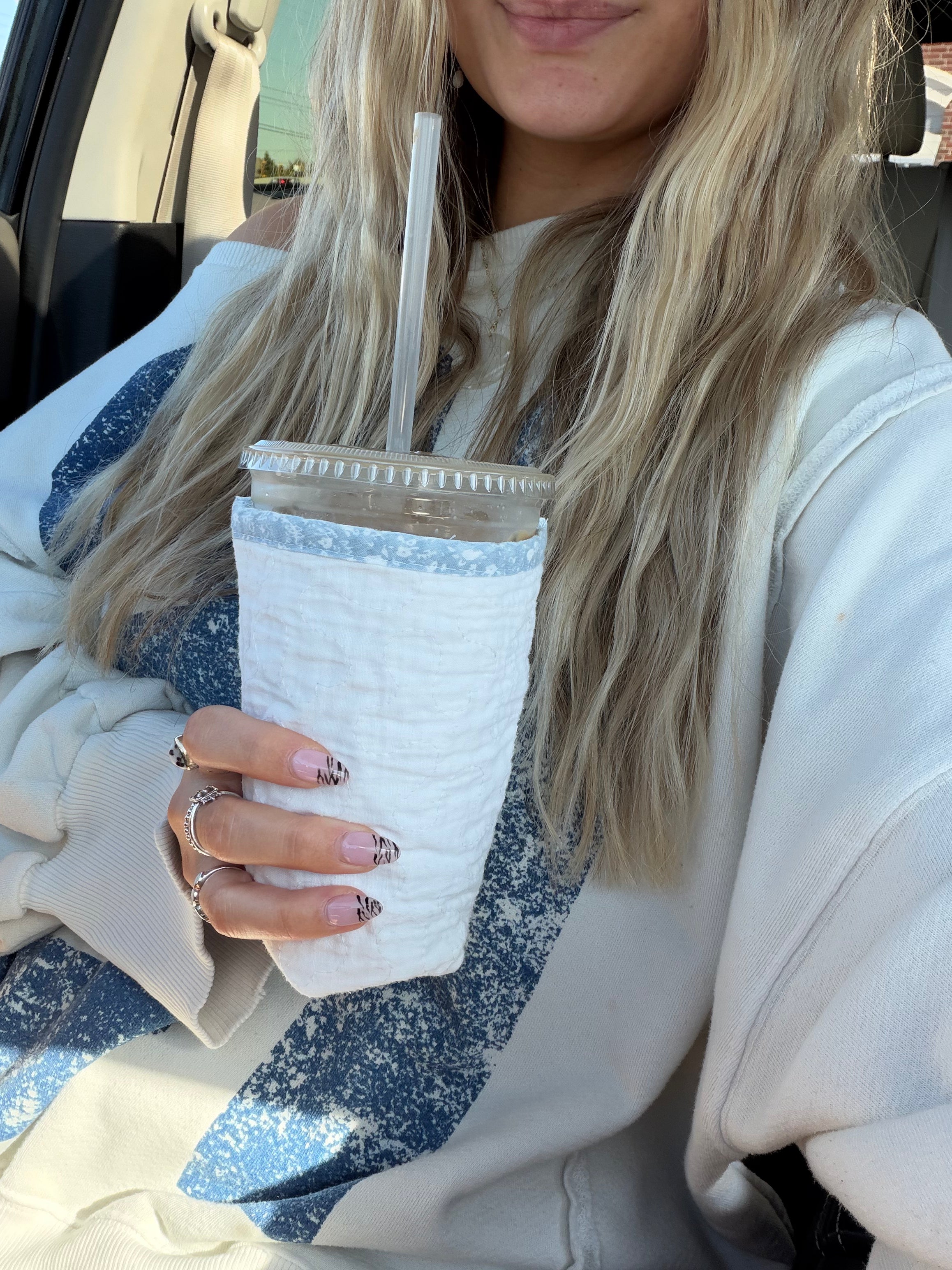 The Quilted Coffee Coozie