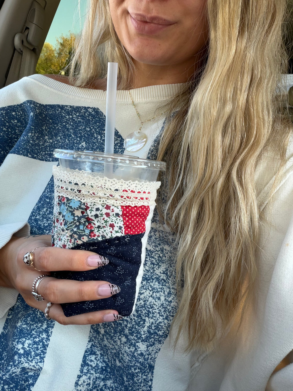 The Quilted Coffee Coozie