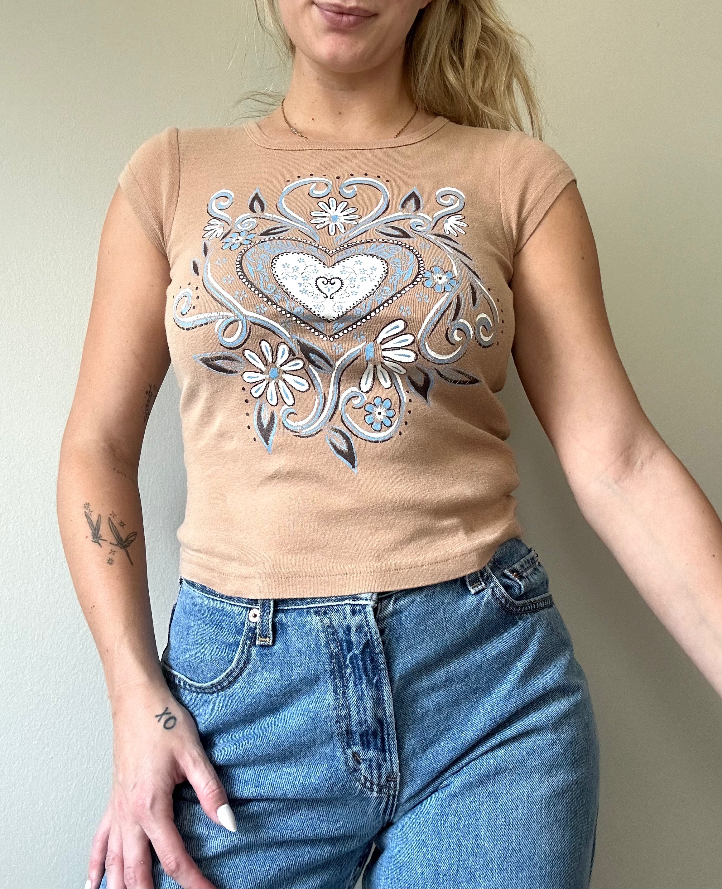 Y2K Self Esteem Baby Tee