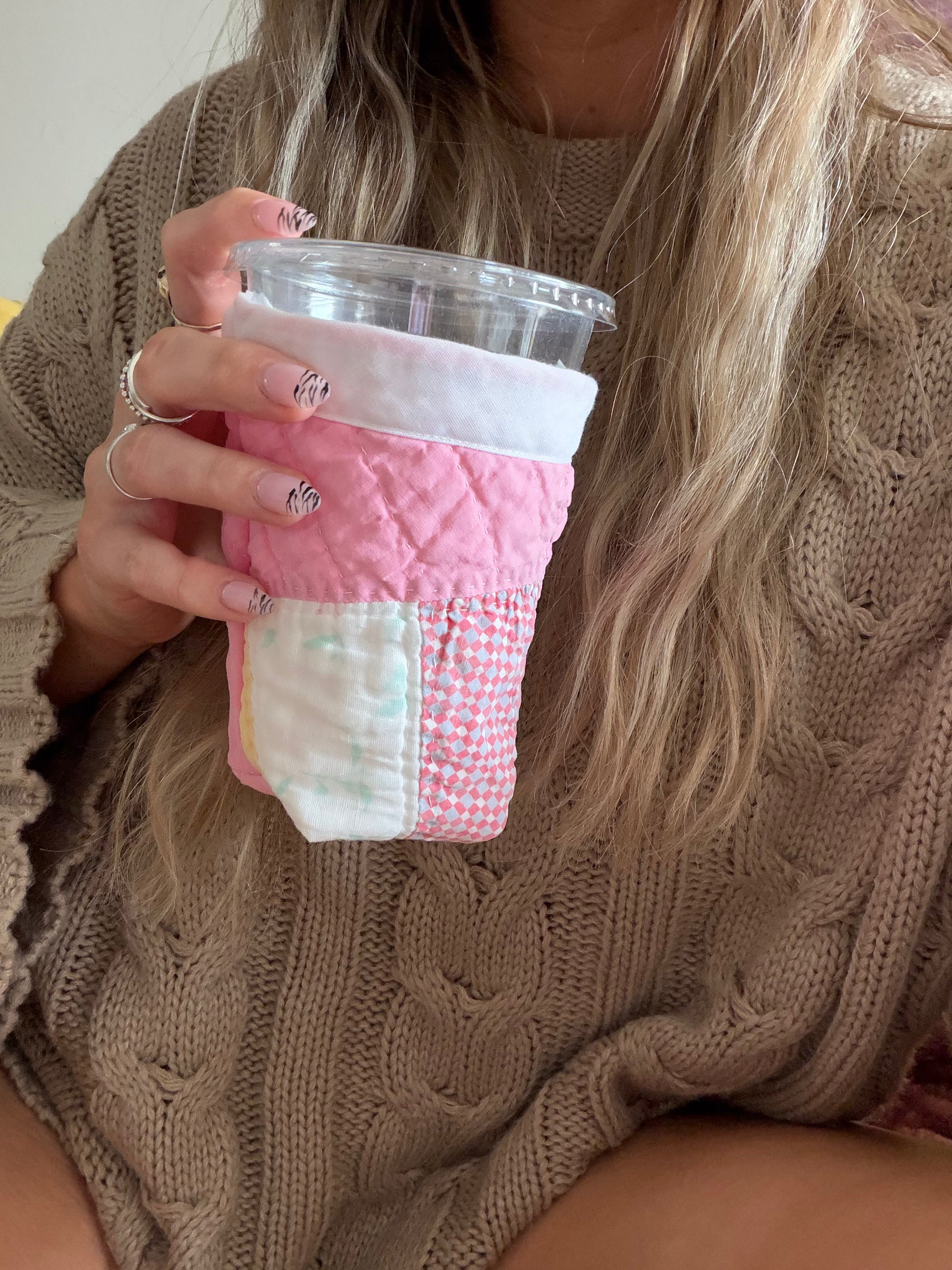 The Quilted Coffee Coozie