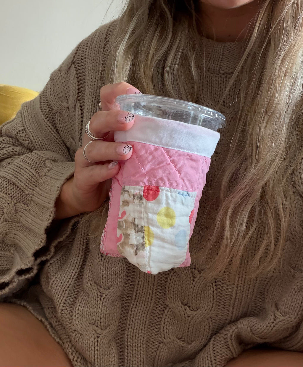 The Quilted Coffee Coozie
