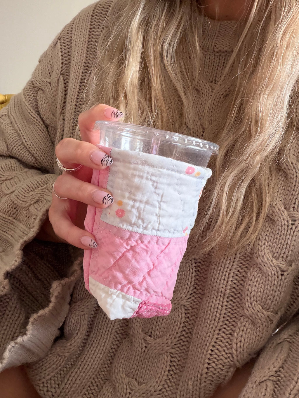 The Quilted Coffee Coozie