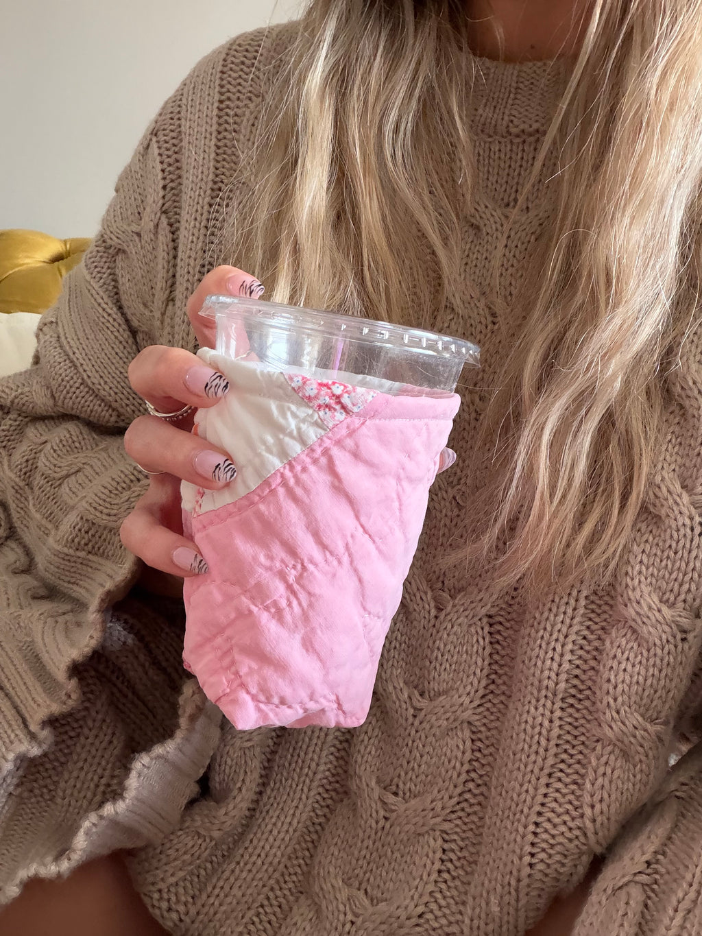 The Quilted Coffee Coozie