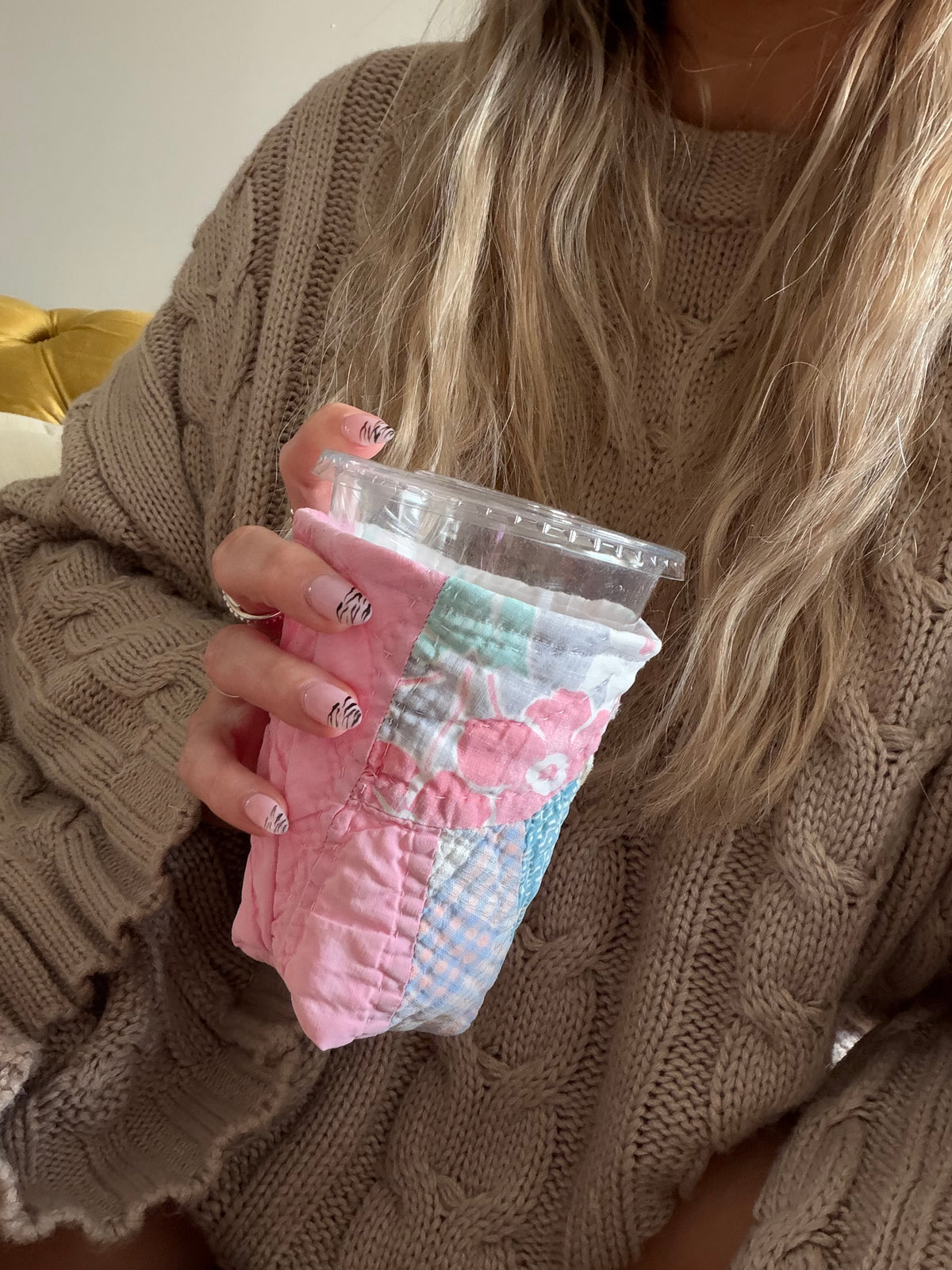 The Quilted Coffee Coozie
