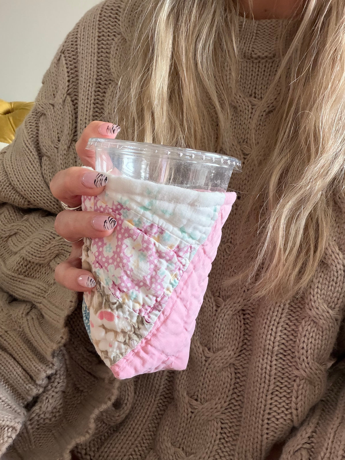 The Quilted Coffee Coozie