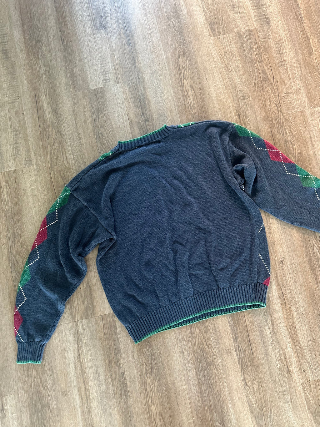 90s Argyle Sweater