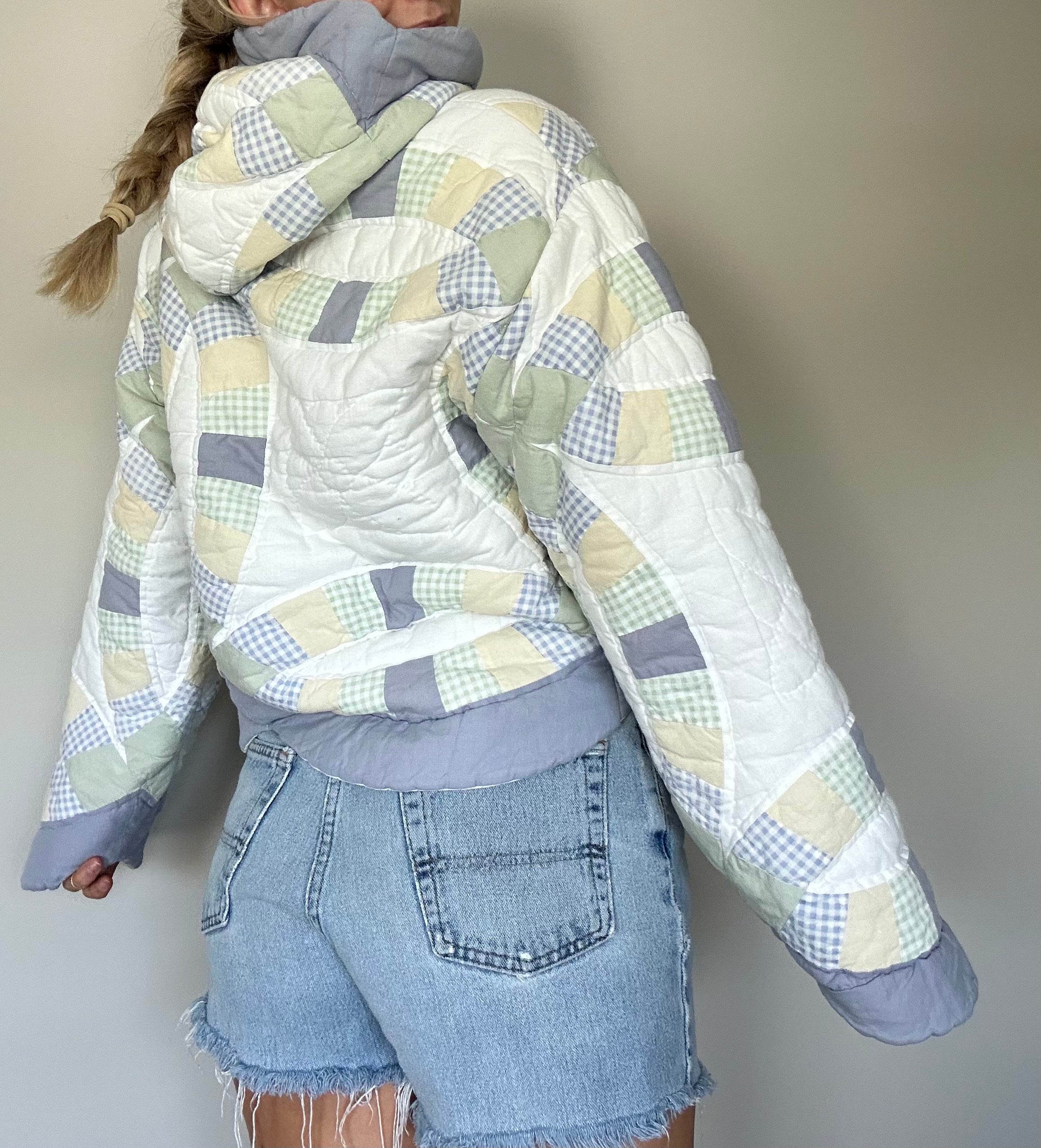 Handmade Quilted Hoodie