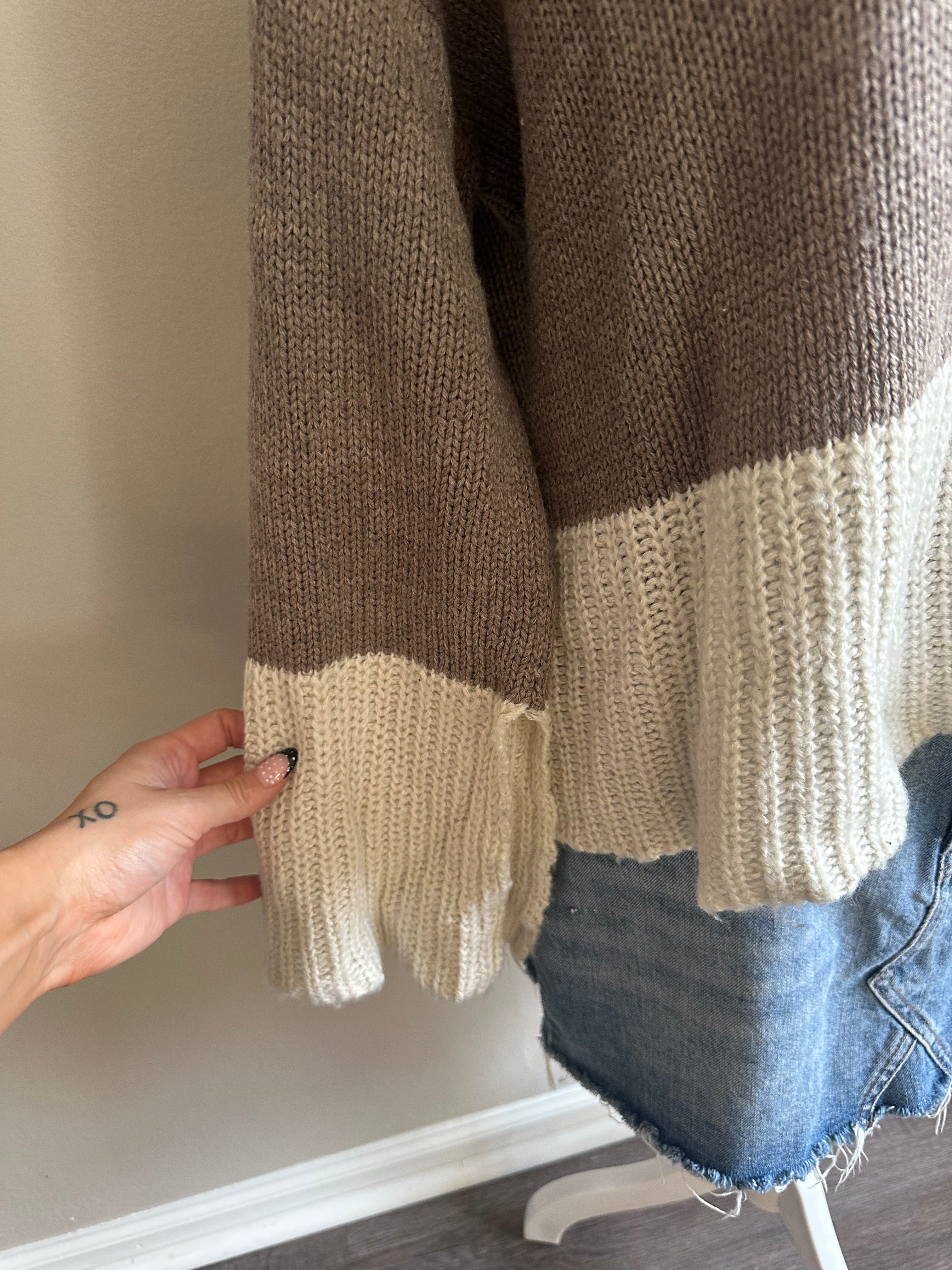 Turtleneck Wide Sleeve Sweater