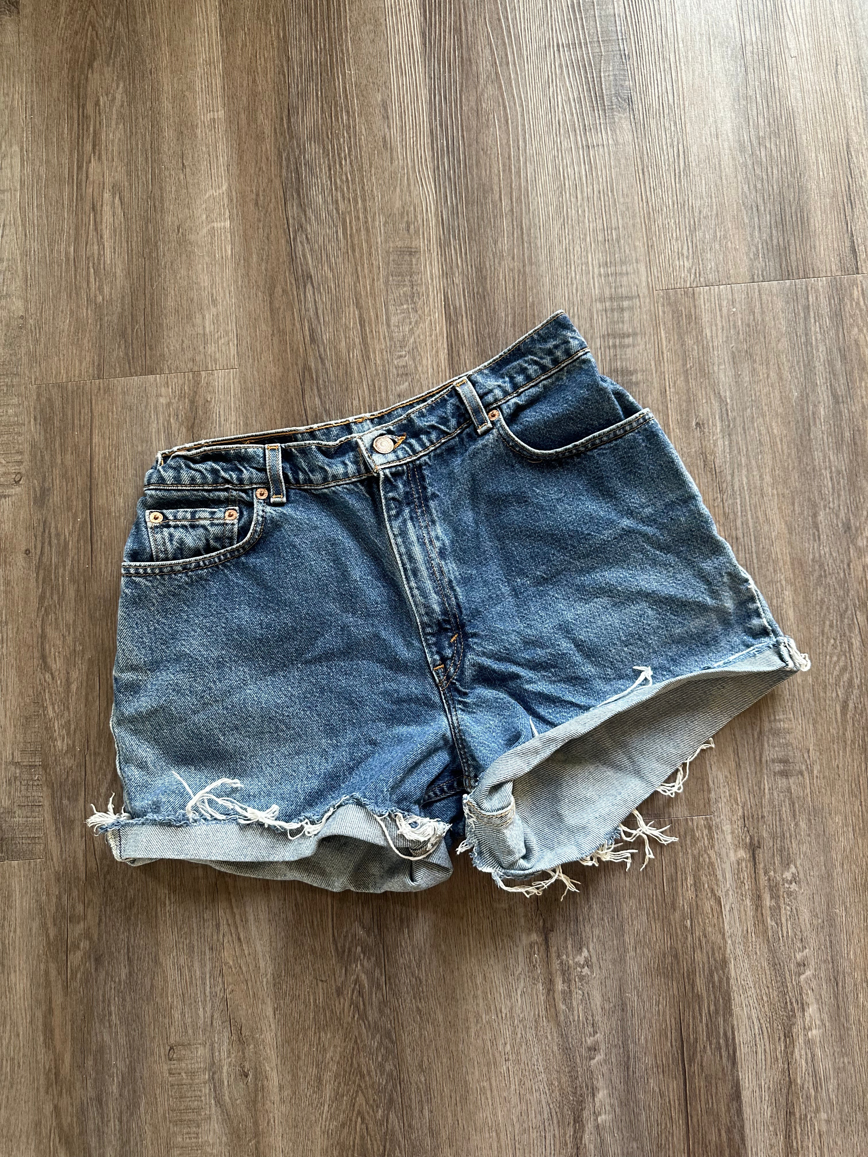 Levis Denim Cut Off Shorts