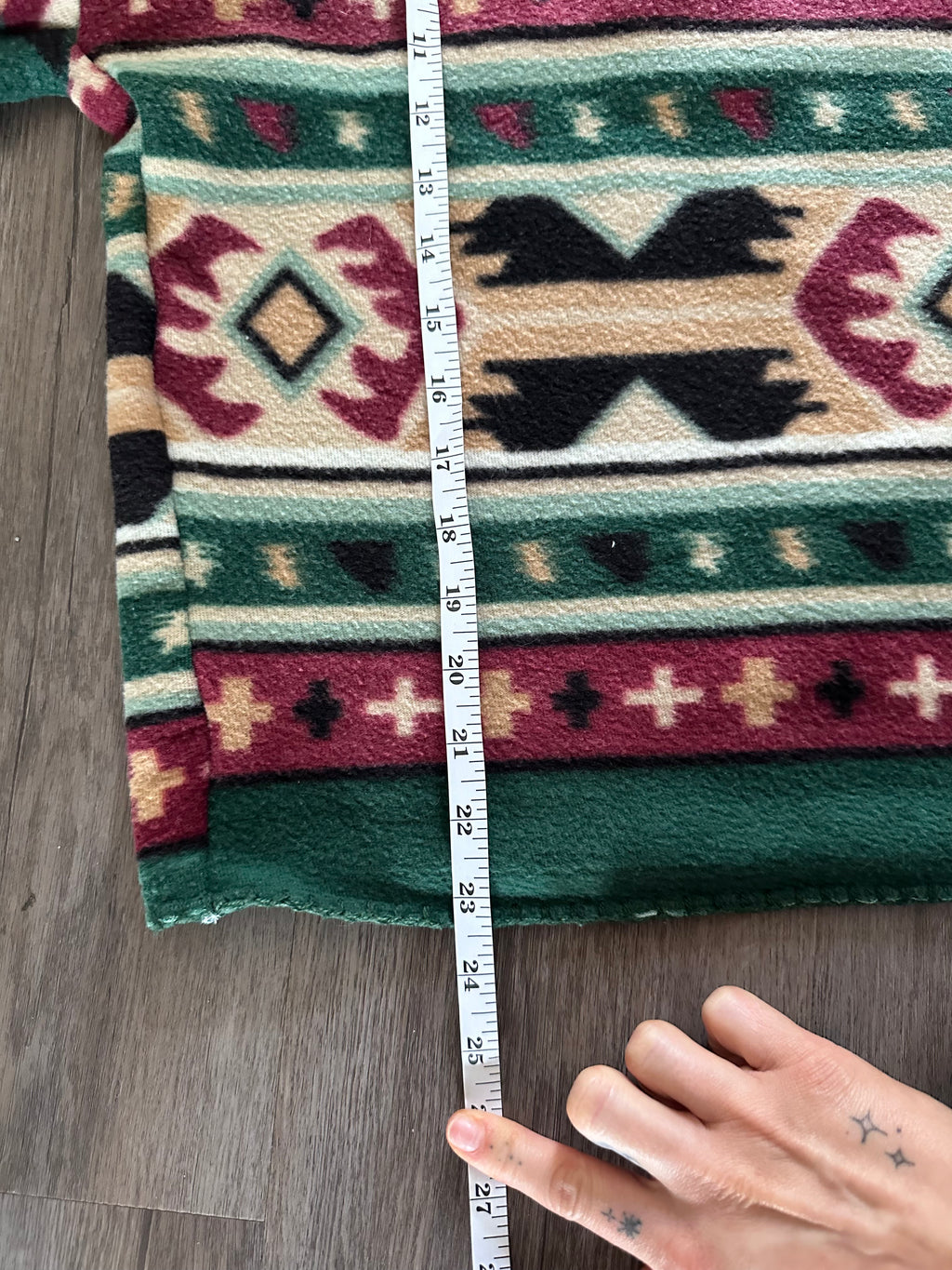 Handmade Blanket Hoodie Sweatshirt