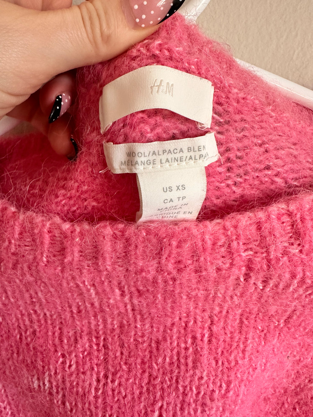Cropped Pink Sweater