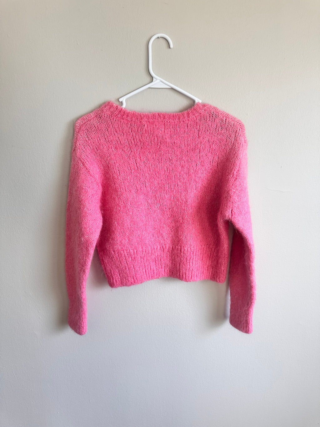 Cropped Pink Sweater
