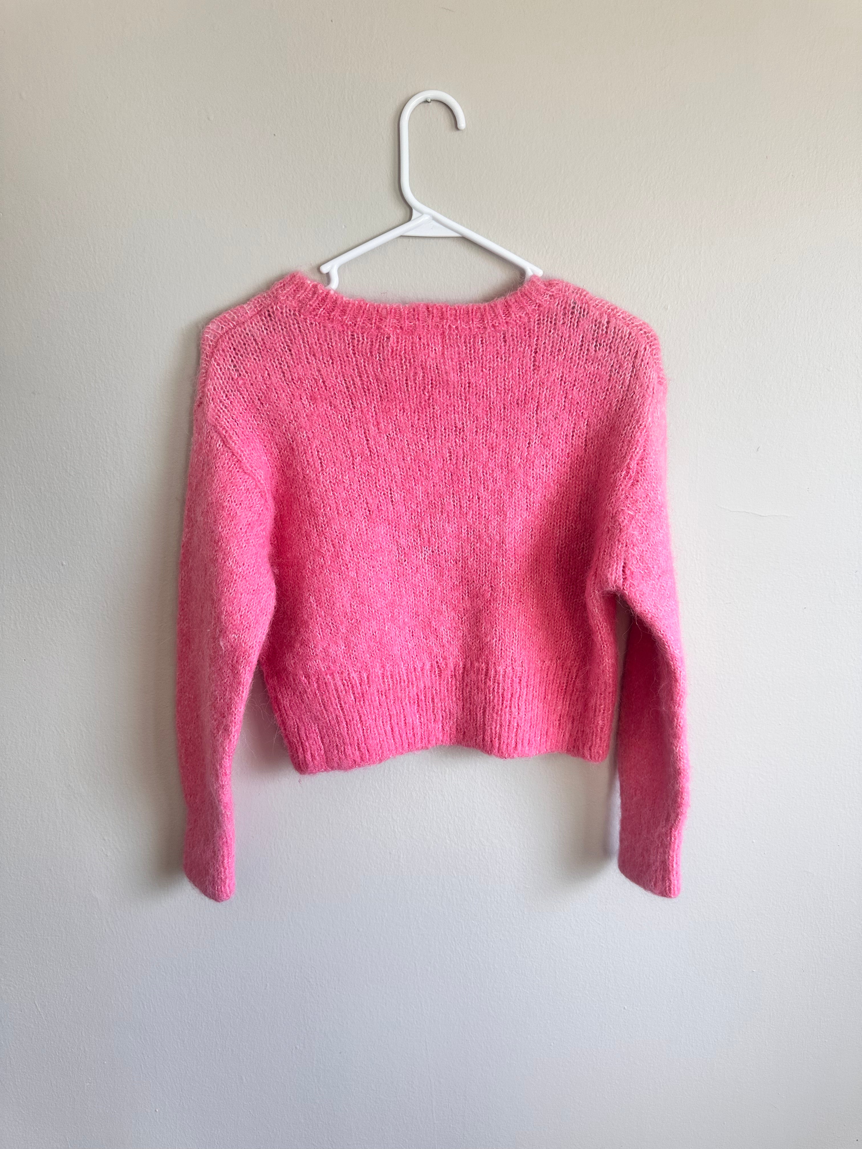 Cropped Pink Sweater