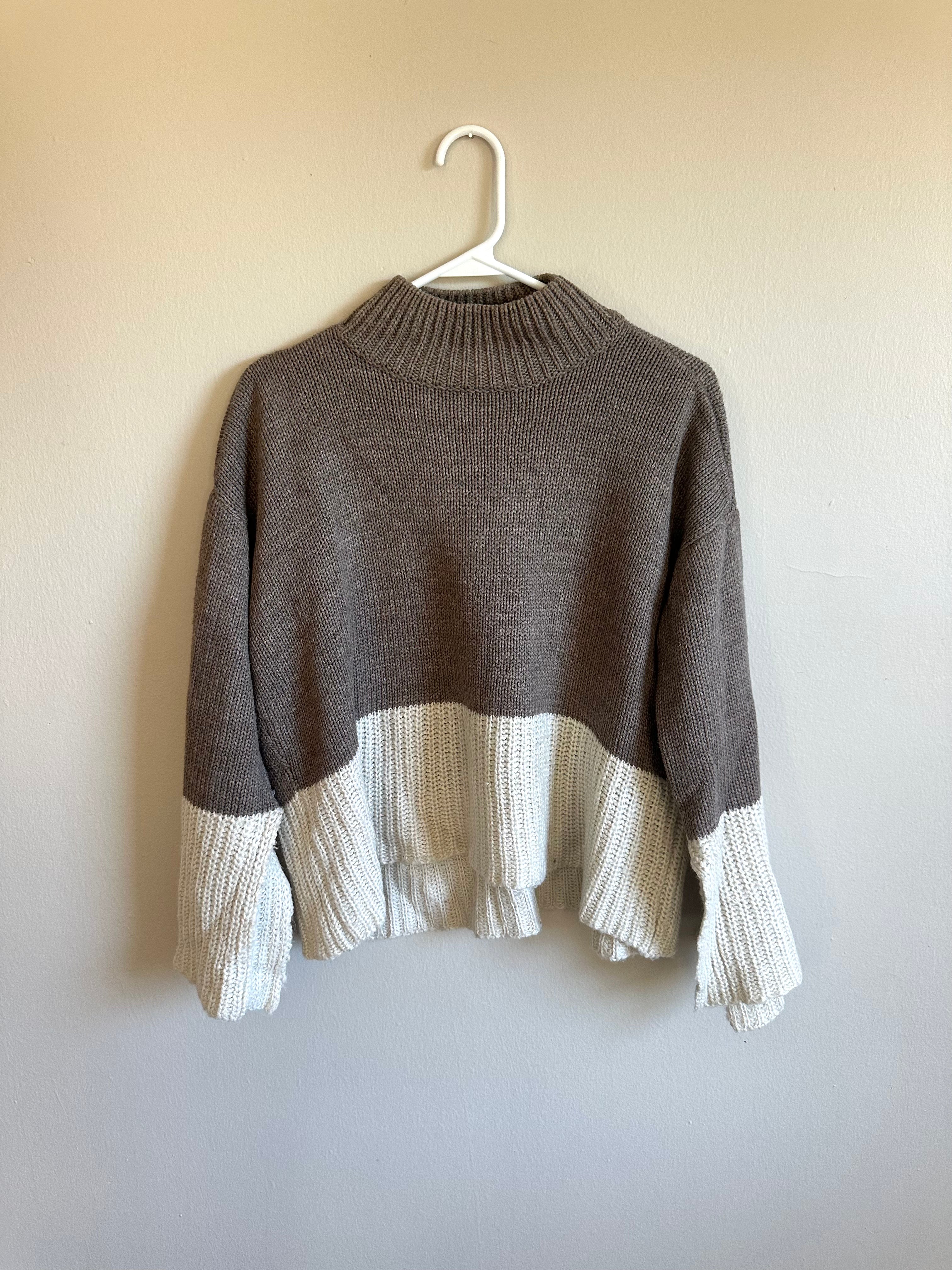 Turtleneck Wide Sleeve Sweater