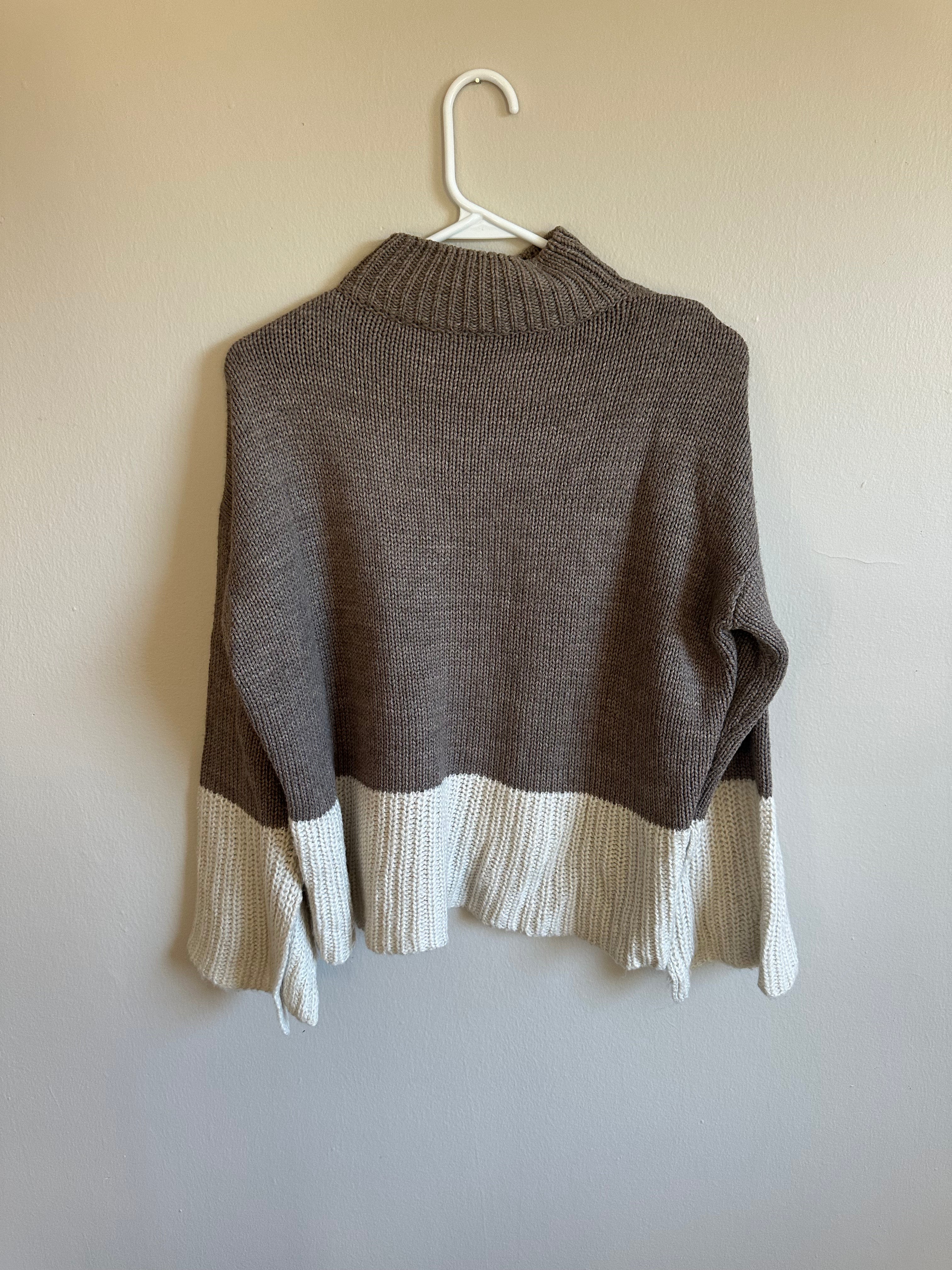 Turtleneck Wide Sleeve Sweater
