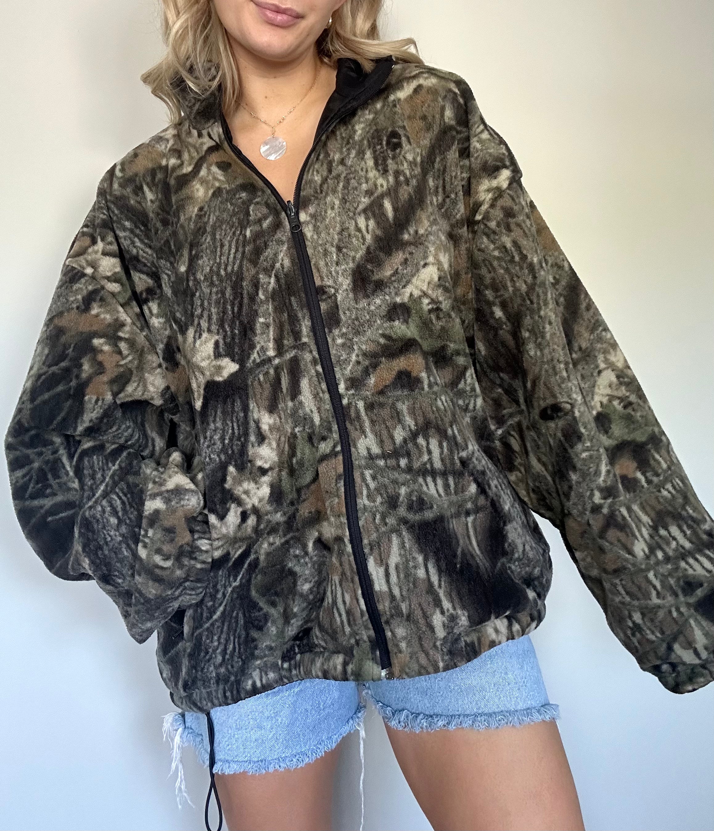 Reversible Camo Fleece Jacket