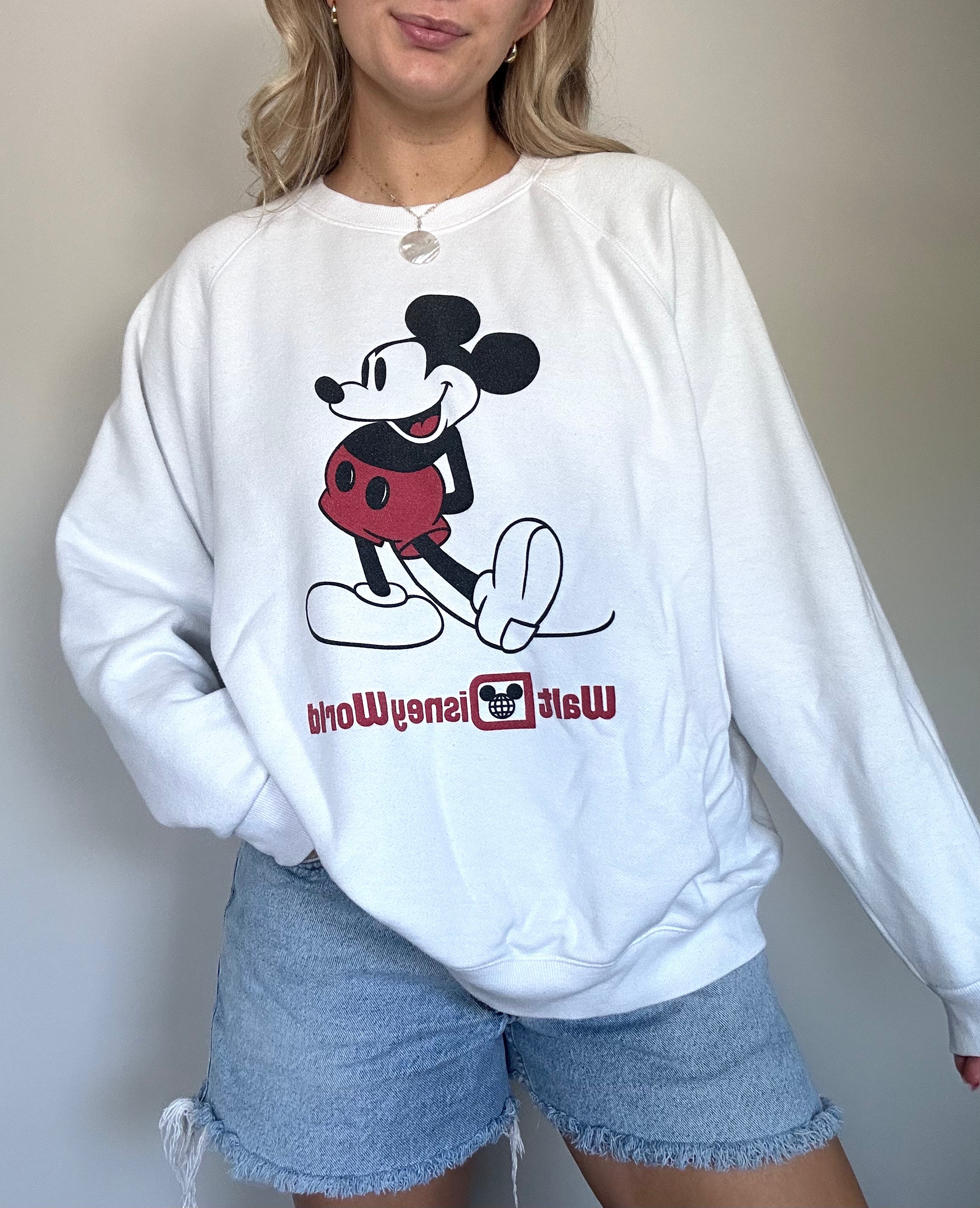 Mickey Mouse Walt World Disney Crewneck