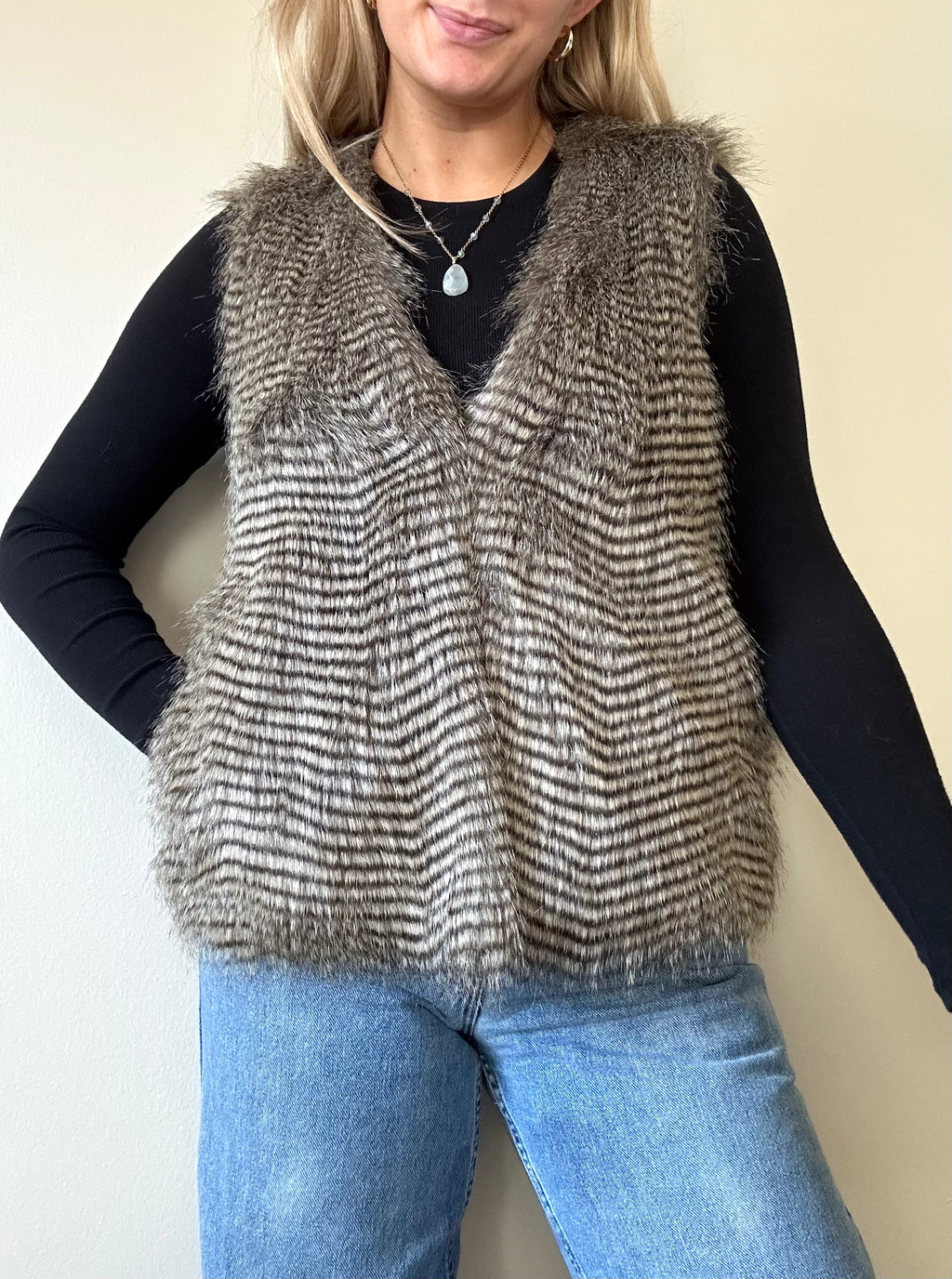 Faux Fur Vest