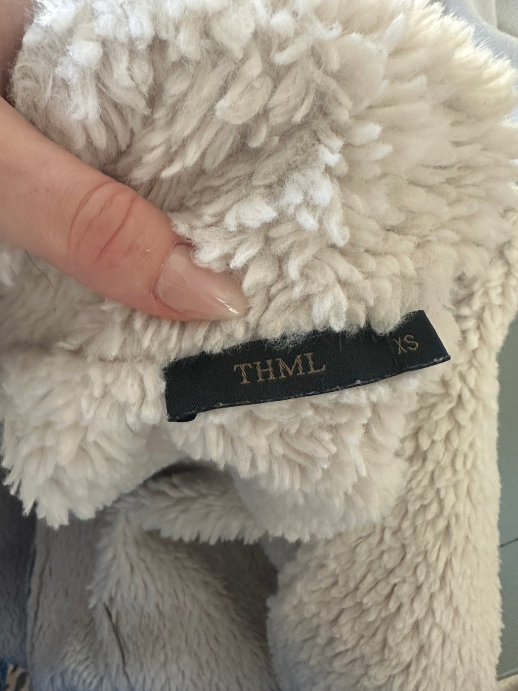 Faux Suede Sherpa Vest