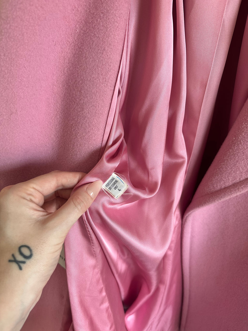 Vintage Pink Peacoat