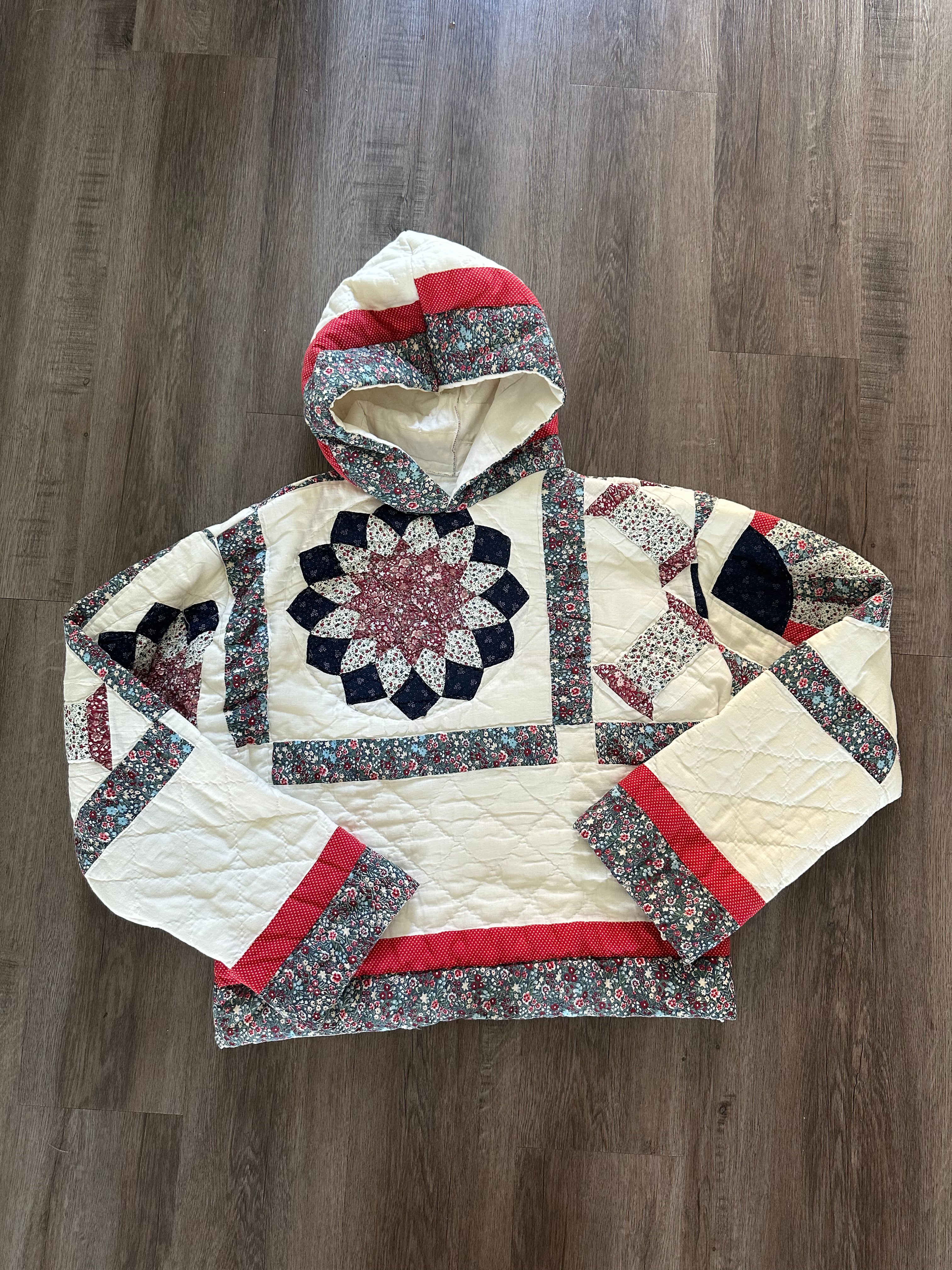 Handmade Quilted Hoodie