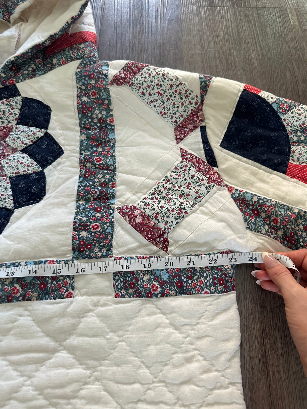 Handmade Quilted Hoodie