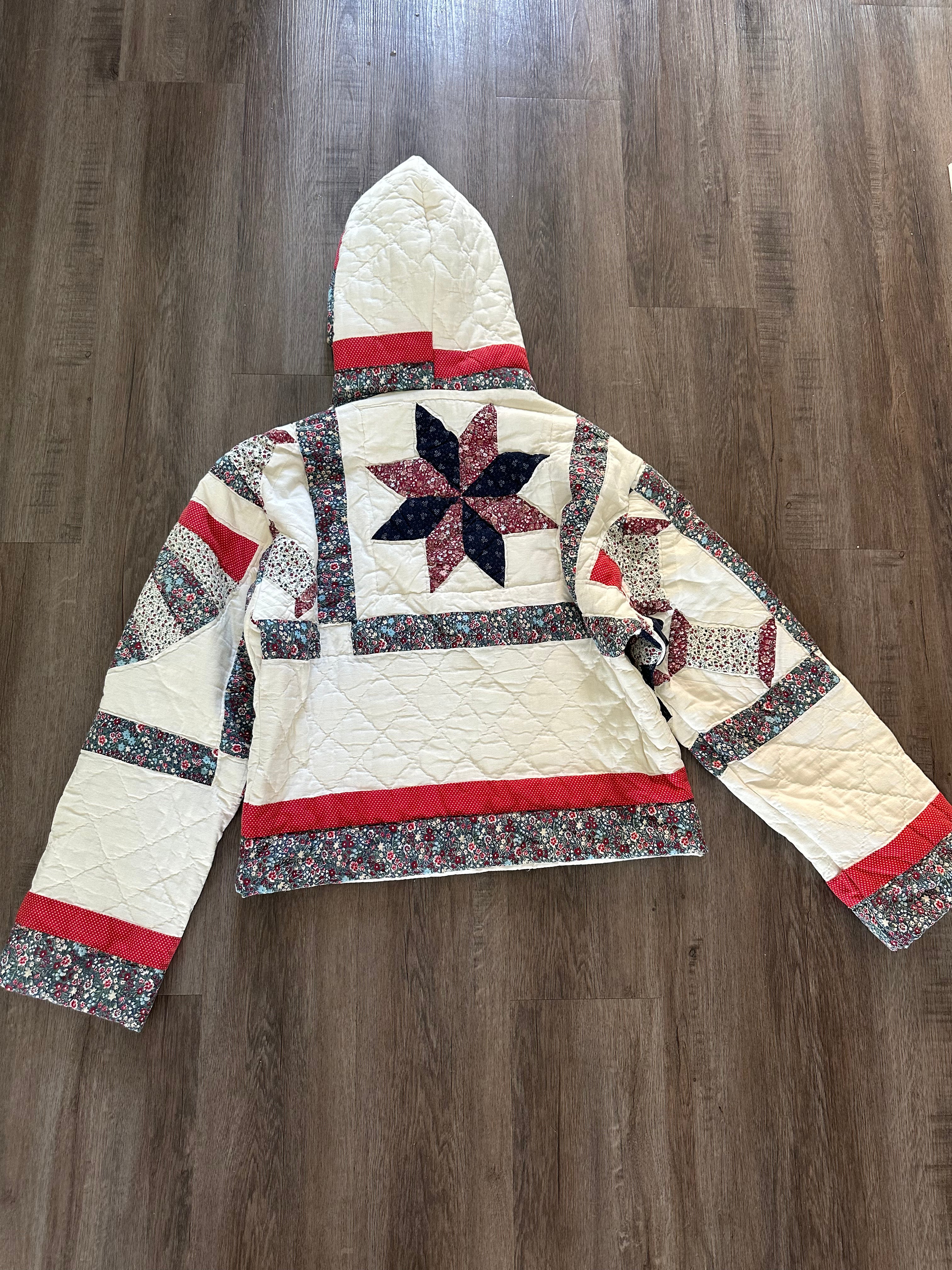 Handmade Quilted Hoodie