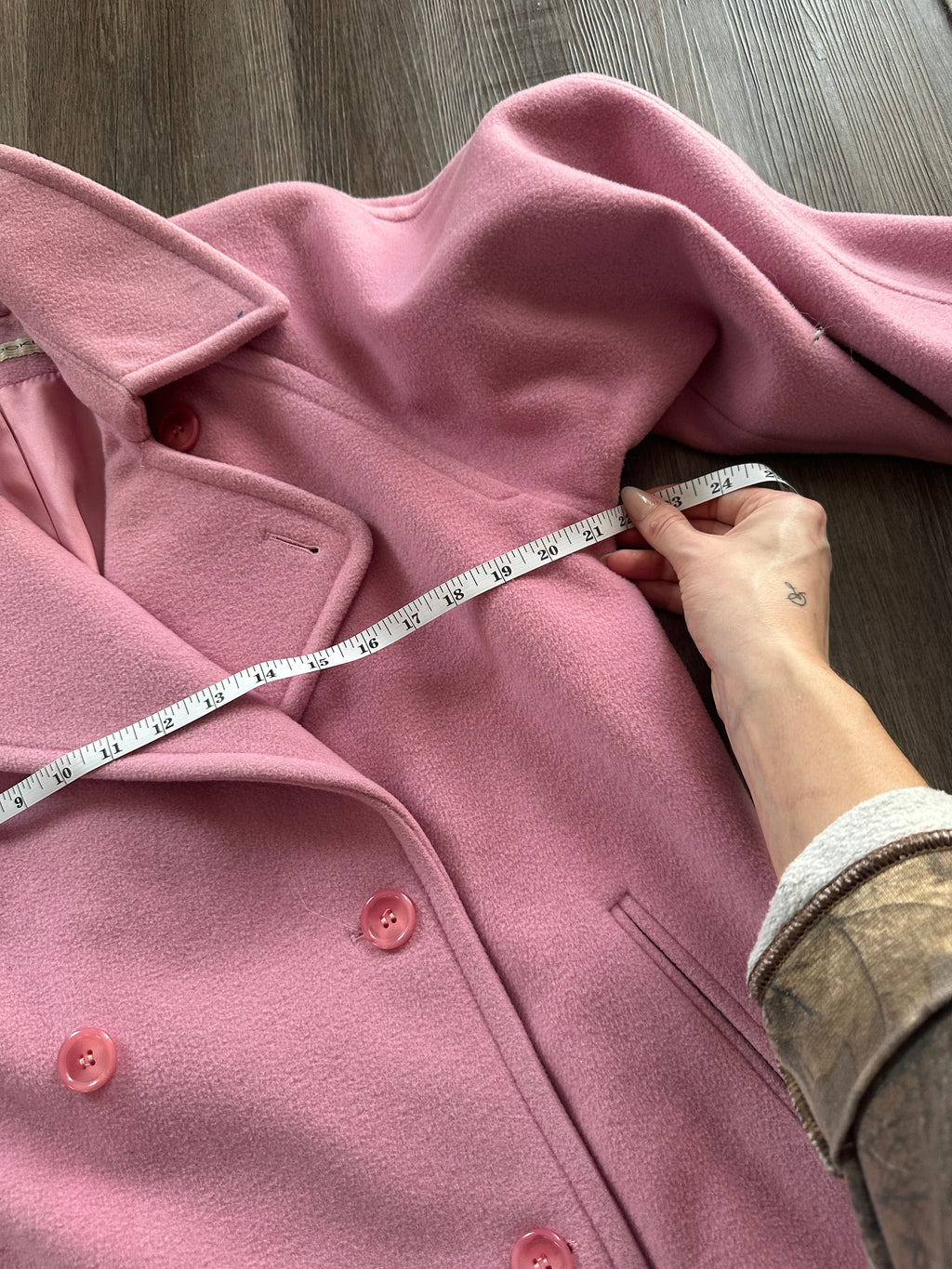 Vintage Pink Peacoat