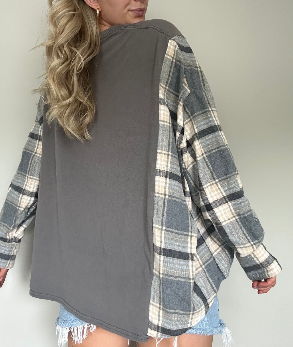 Upcycled Sublime Flannel Tee