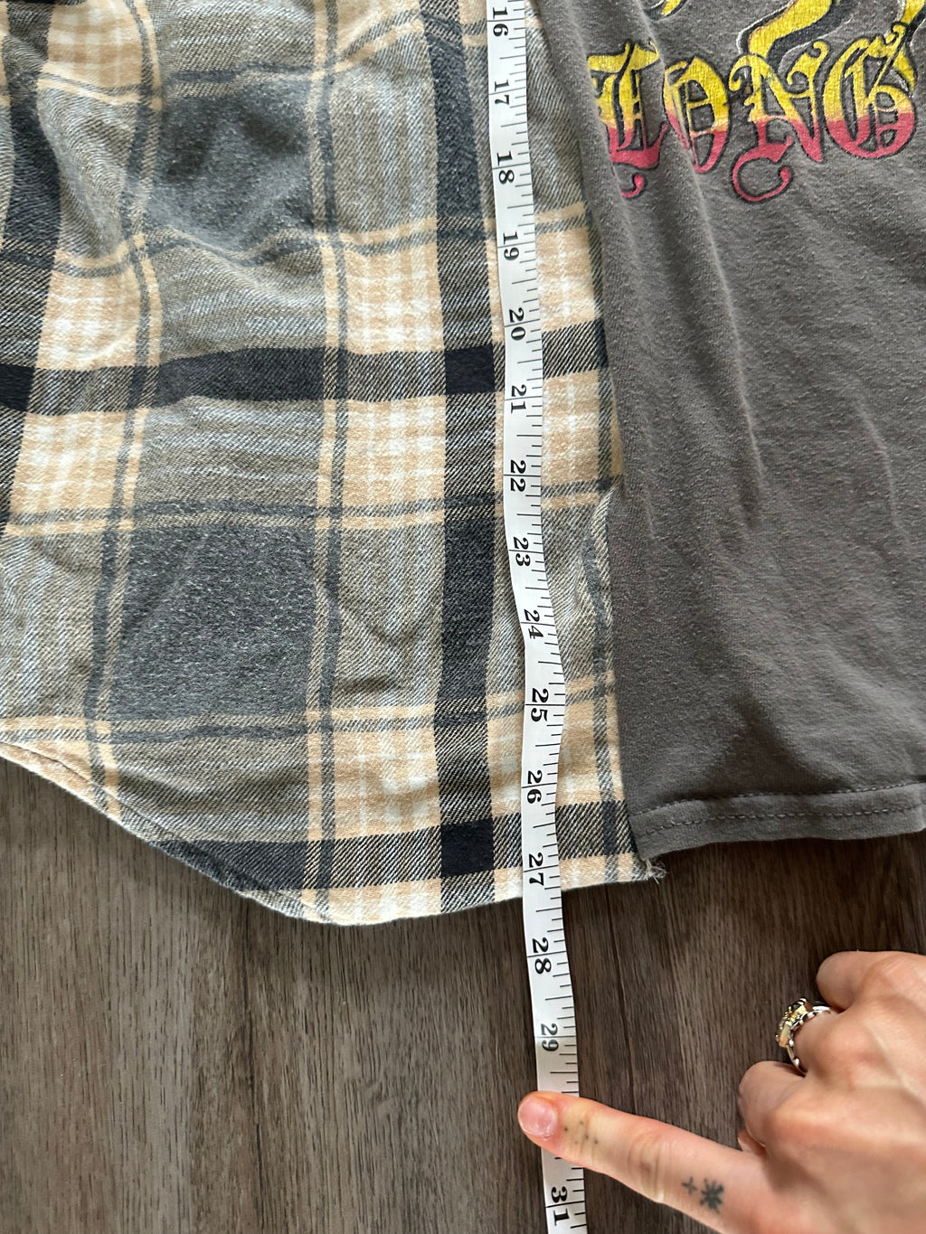 Upcycled Sublime Flannel Tee