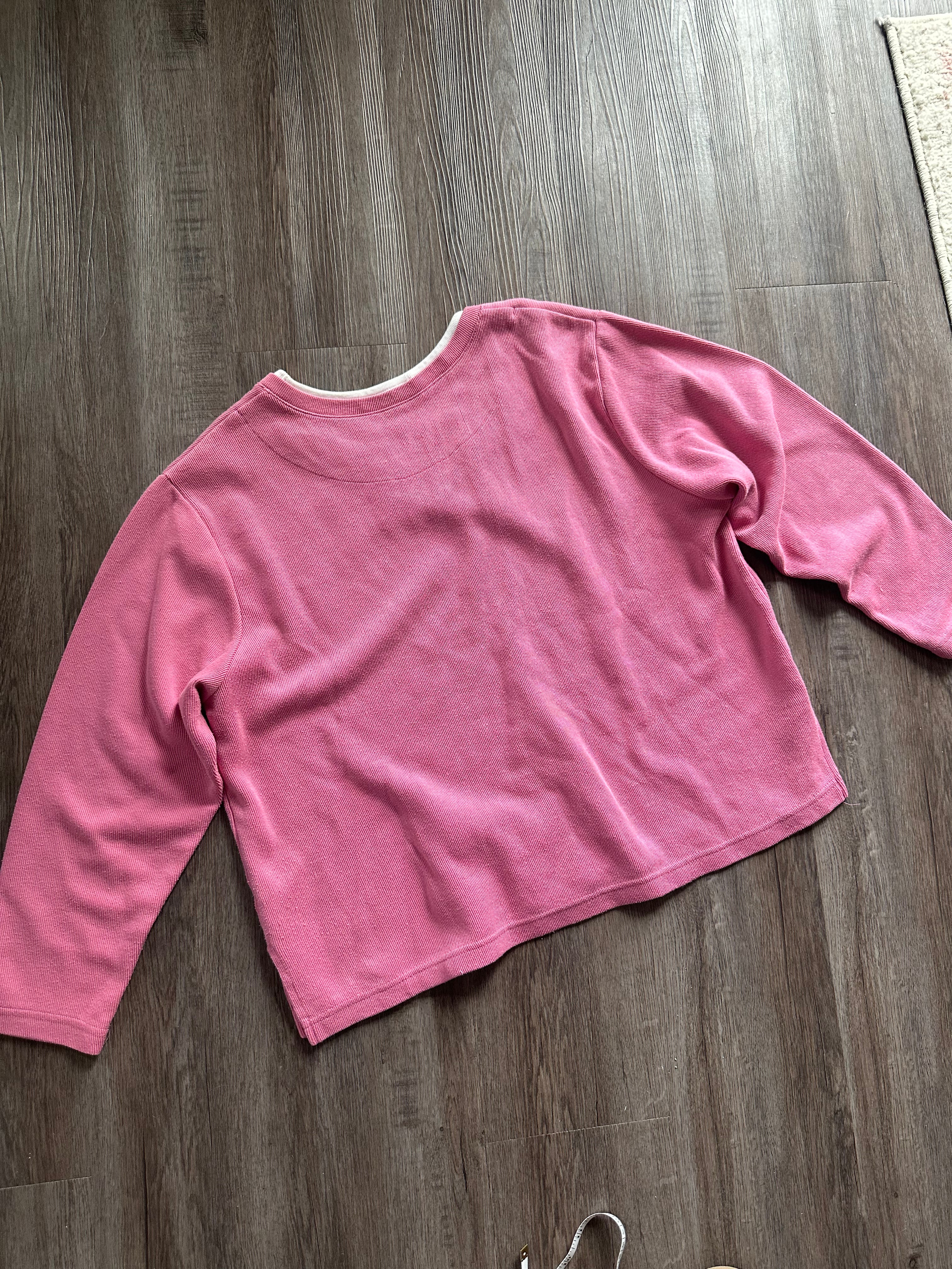 Pink Double Lined Sweater