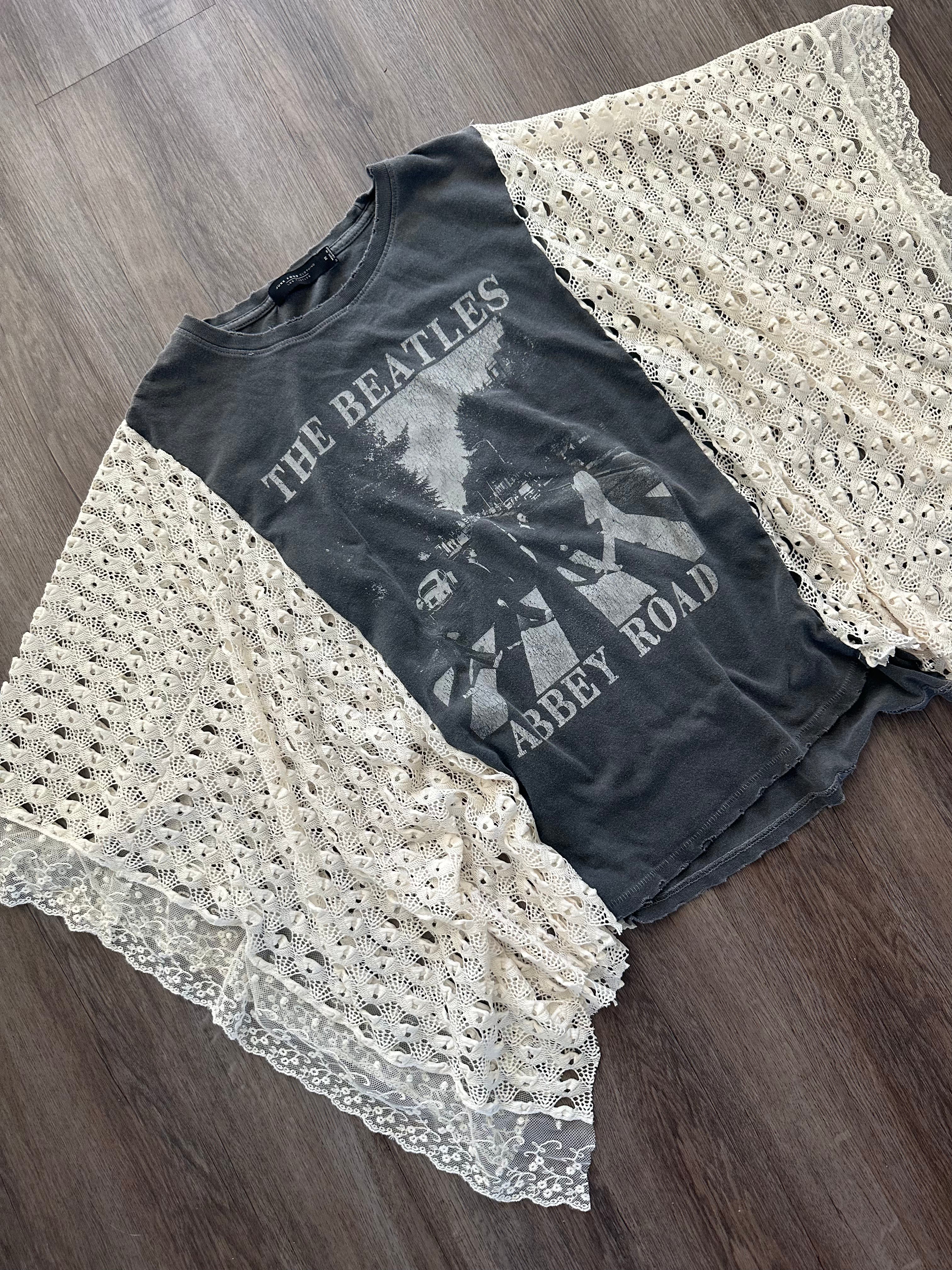 Upcycled Beatles Graphic Tee